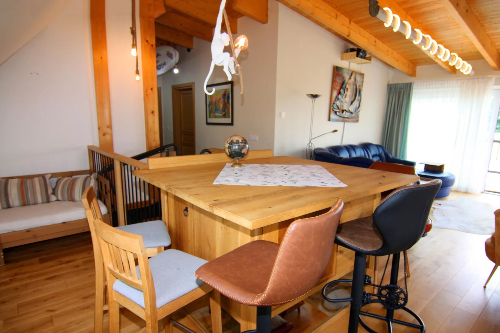 Fewo Strandanker 160 m² 7 P-Woonkamer