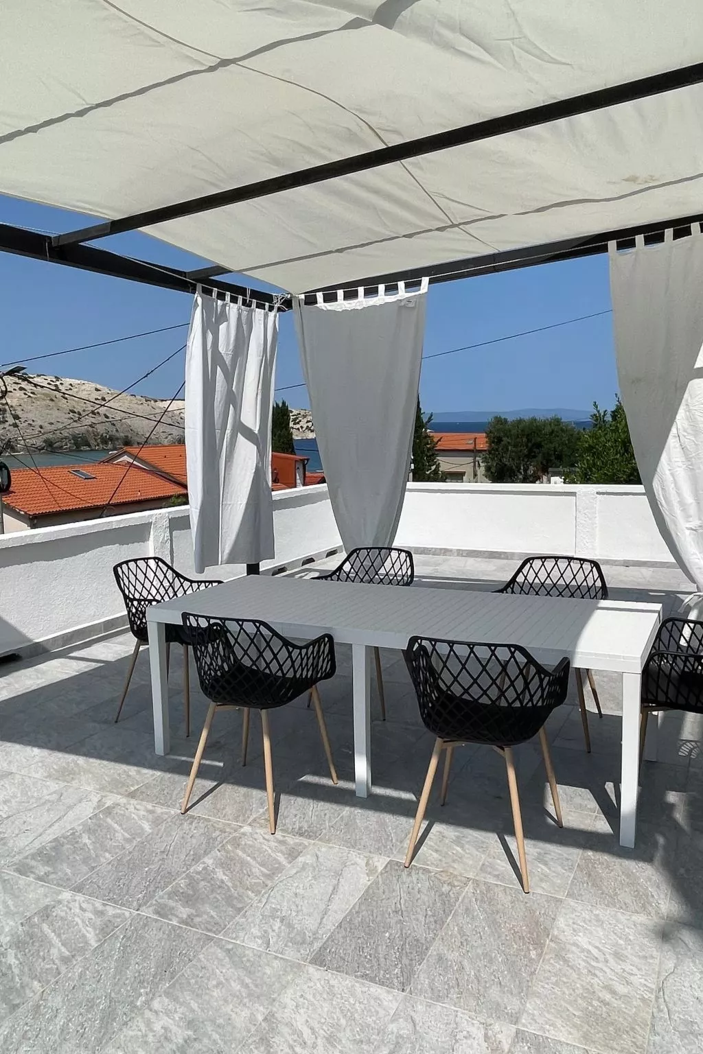 Mit Blick auf das Wasser-Buiten