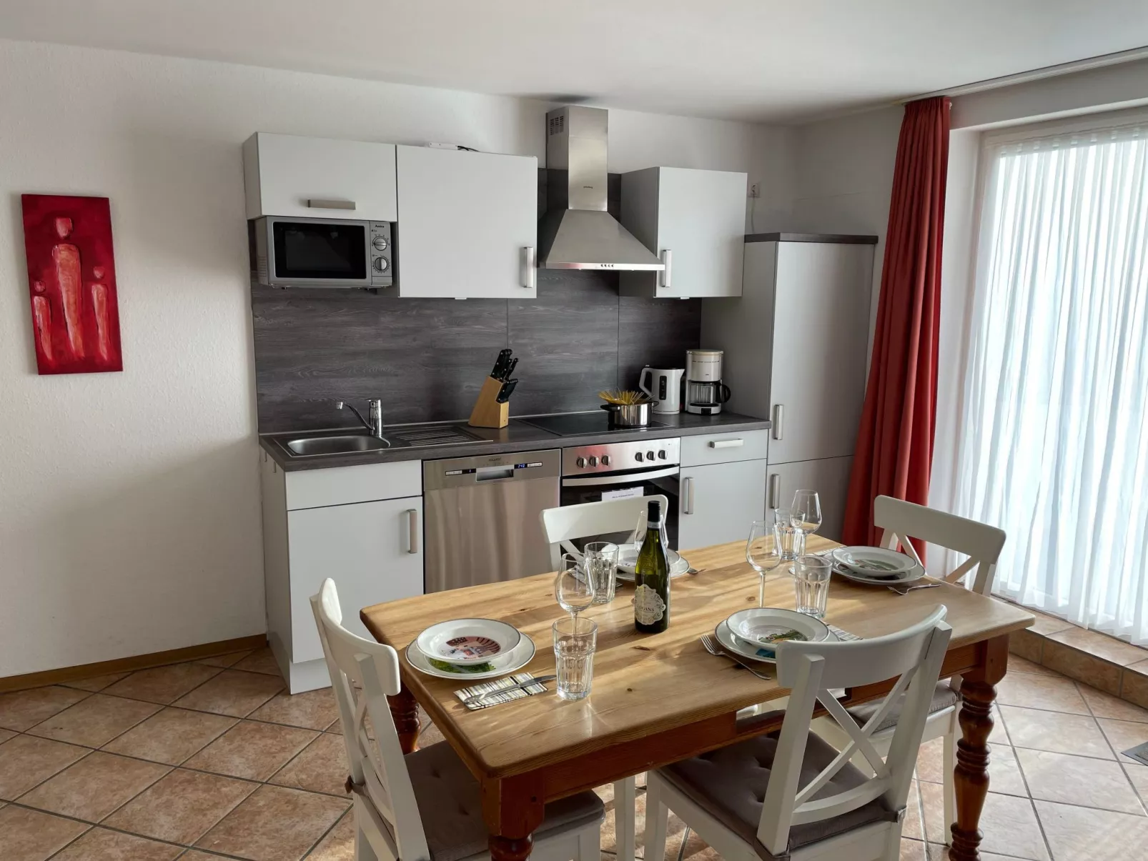 Einladende Obergschosswohnung mit sonnigem Balkon-Binnen