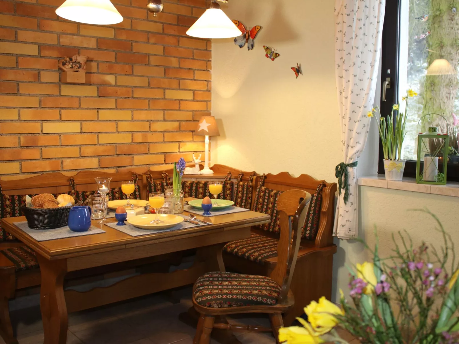 Am Wald gelegenes Ferienhaus "Wolf" mit Kamin-Binnen