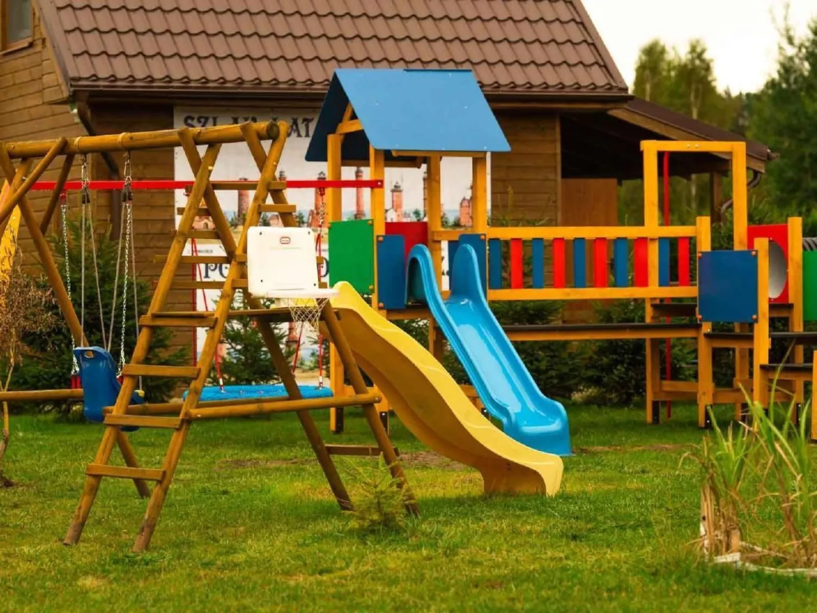 Gartenhaus mit Kamin-Buiten