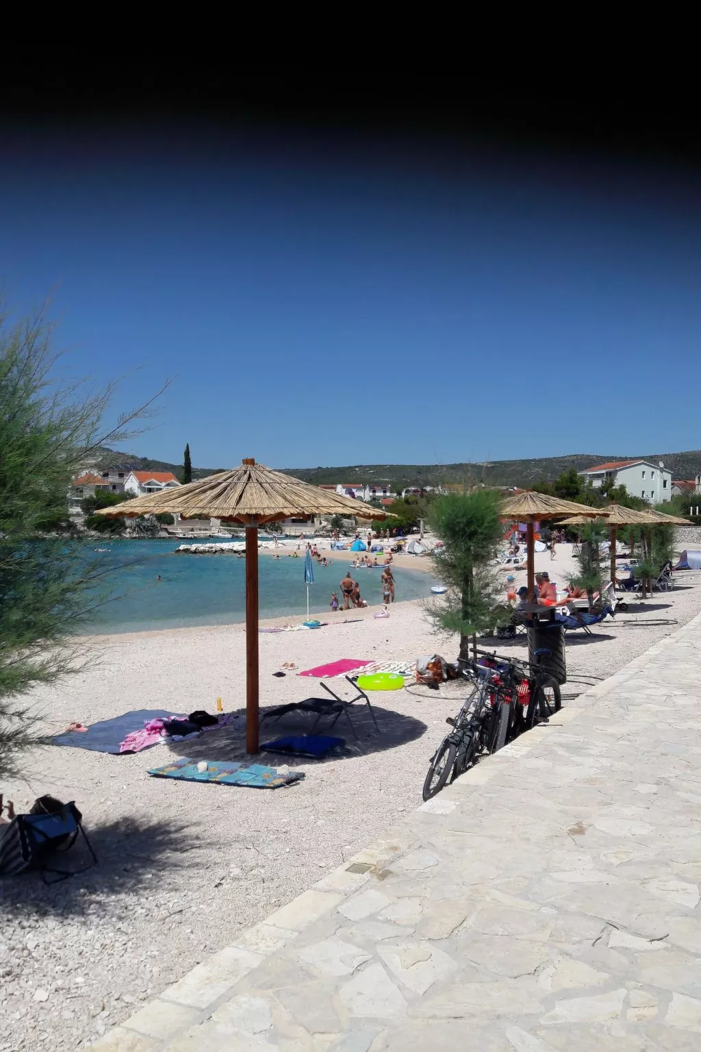 "Biserka" direkt am Strand-Buiten
