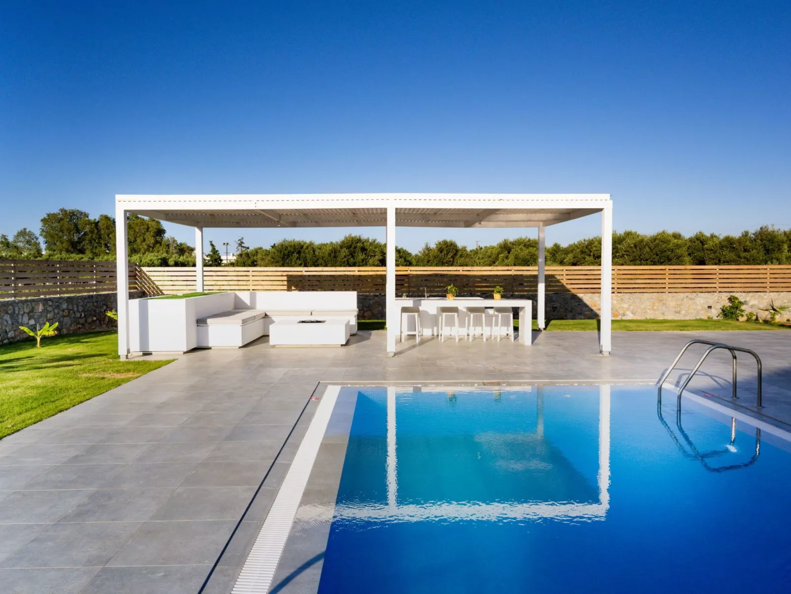 Sardines Luxury Villa 1 - Privater Pool und Garten-Buiten