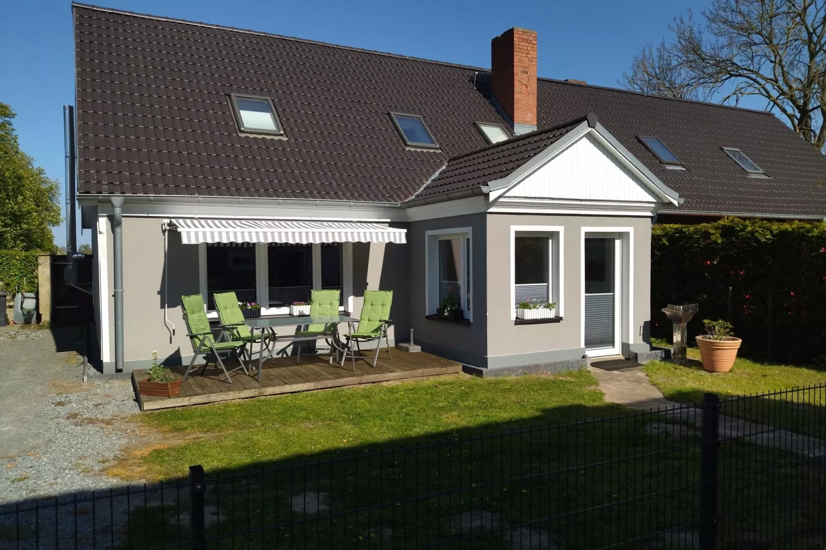 Ferienhaus auf Usedom-Buitenkant zomer