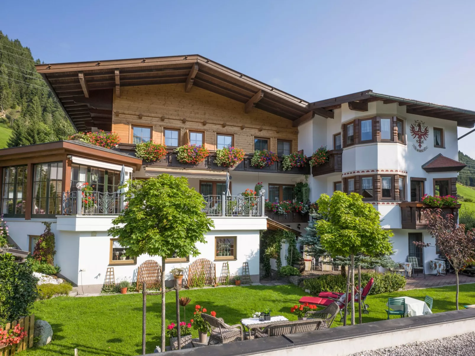 Appartement Gartenblick-Buiten