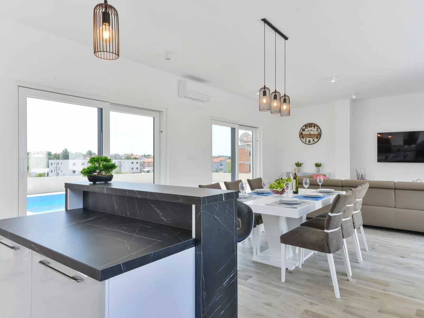 Villa in Vrsi 01 mit beheiztem Pool - TA Leut Agency-Binnen