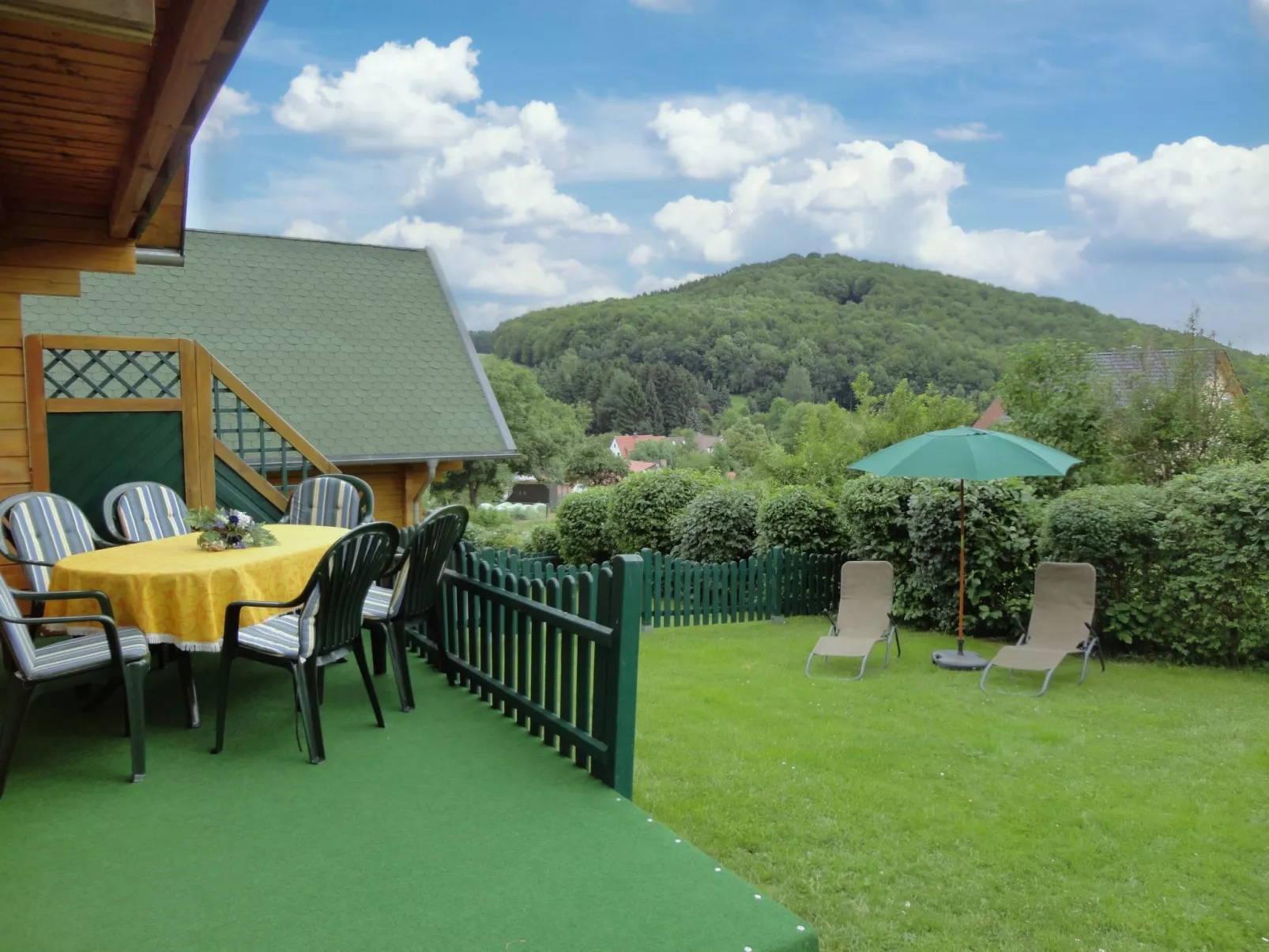 In Steina mit Kleinem Balkon - Buiten