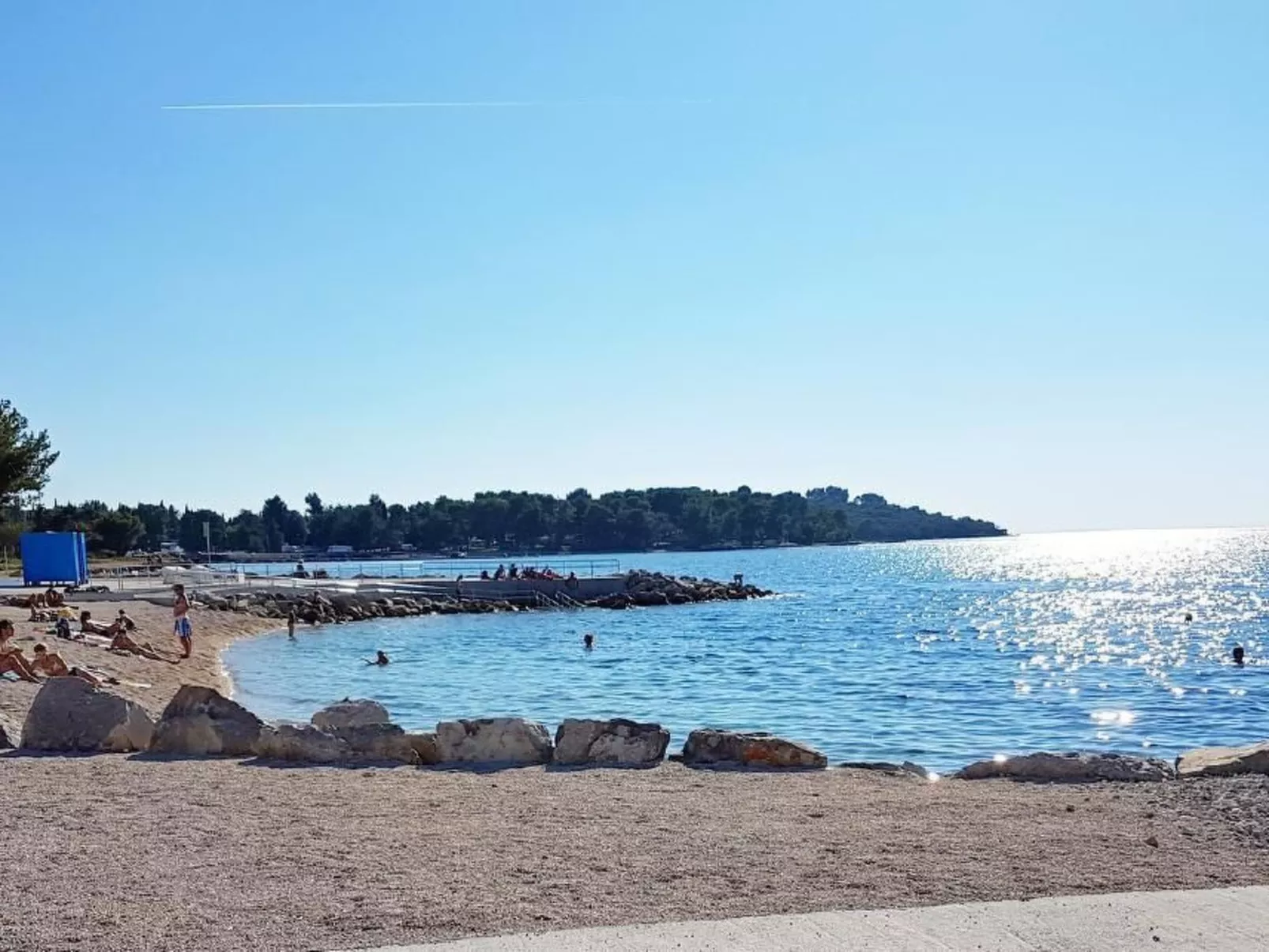 Studio "Goga" mit Terrasse, 800 m vom Strand entfernt-Buiten