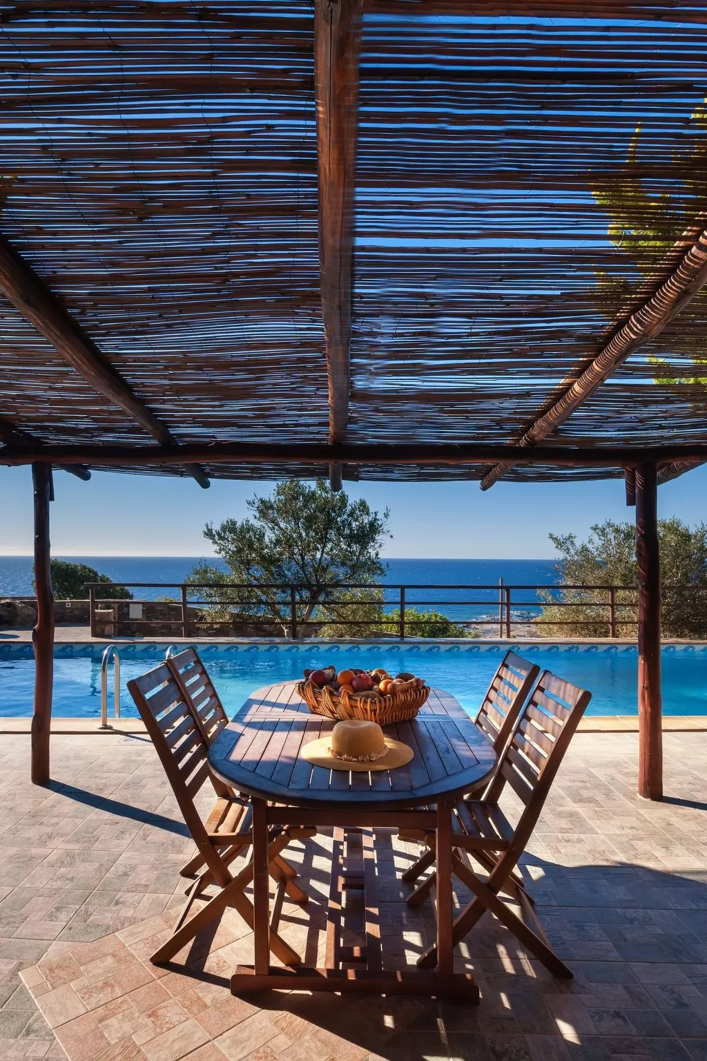 Atemberaubende Aussicht in der Villa bei Elafonissi-Buiten