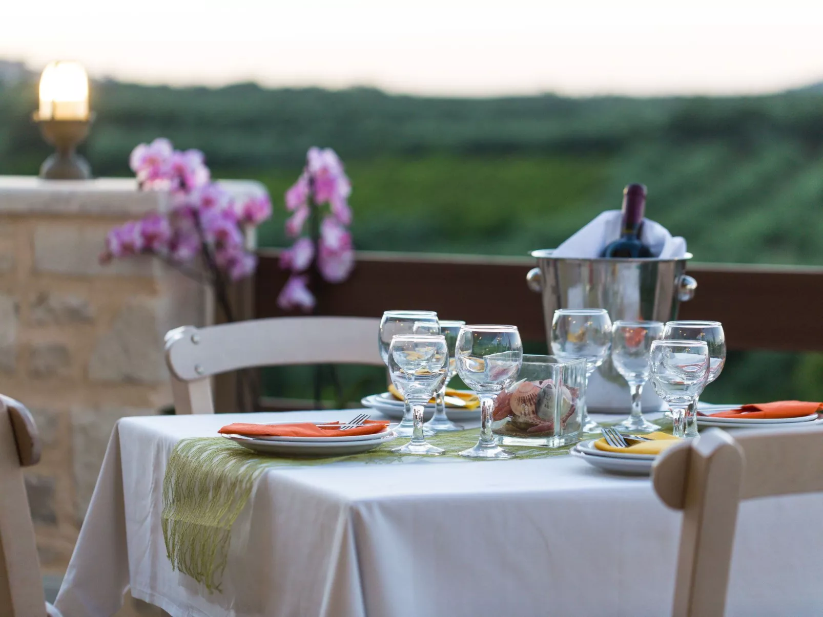 Villa "Kampos" mit eigenem Pool-Buiten