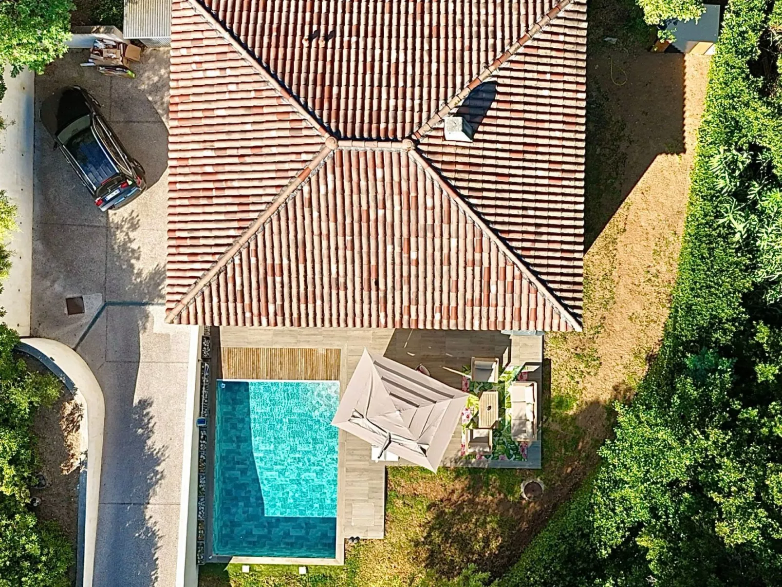 Ferienvilla "La Villa Blanche" (Die weiße Villa)-Buiten