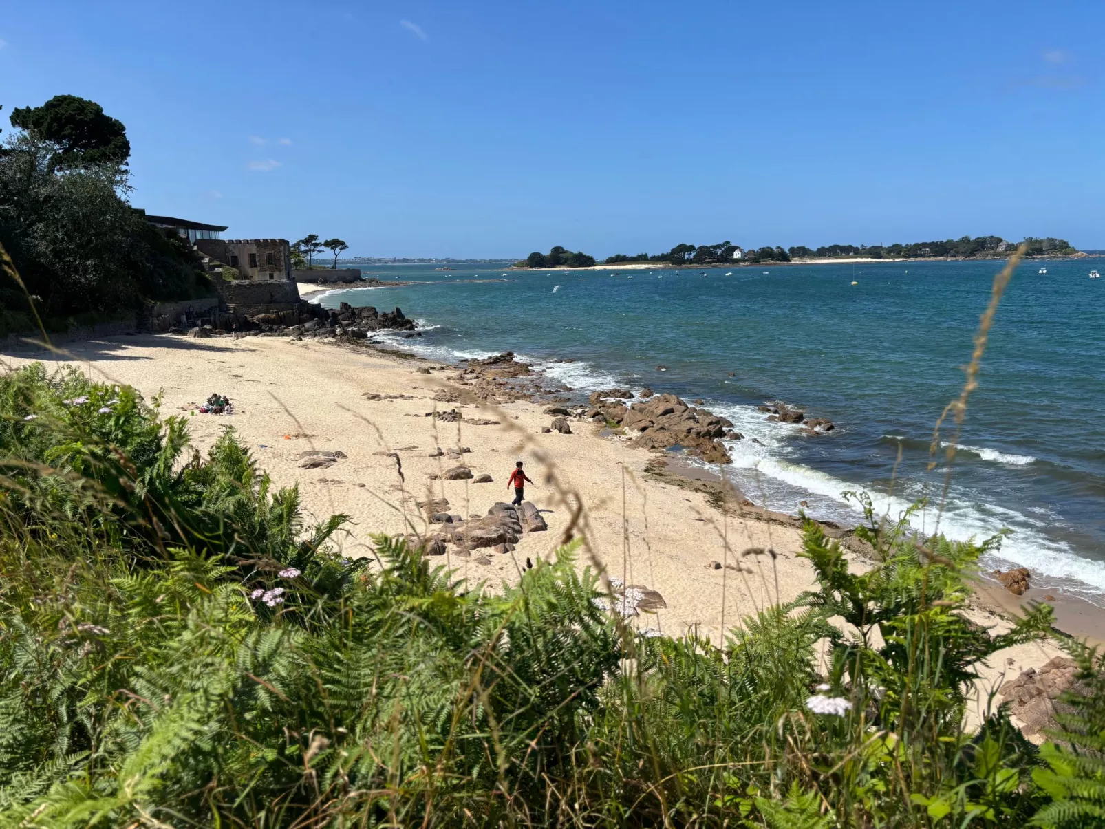 Apartment "Blue dream" in Strandnähe-Buiten