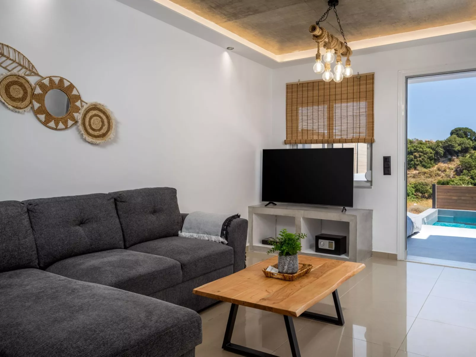 Armonikon Pool Villa 3-Binnen