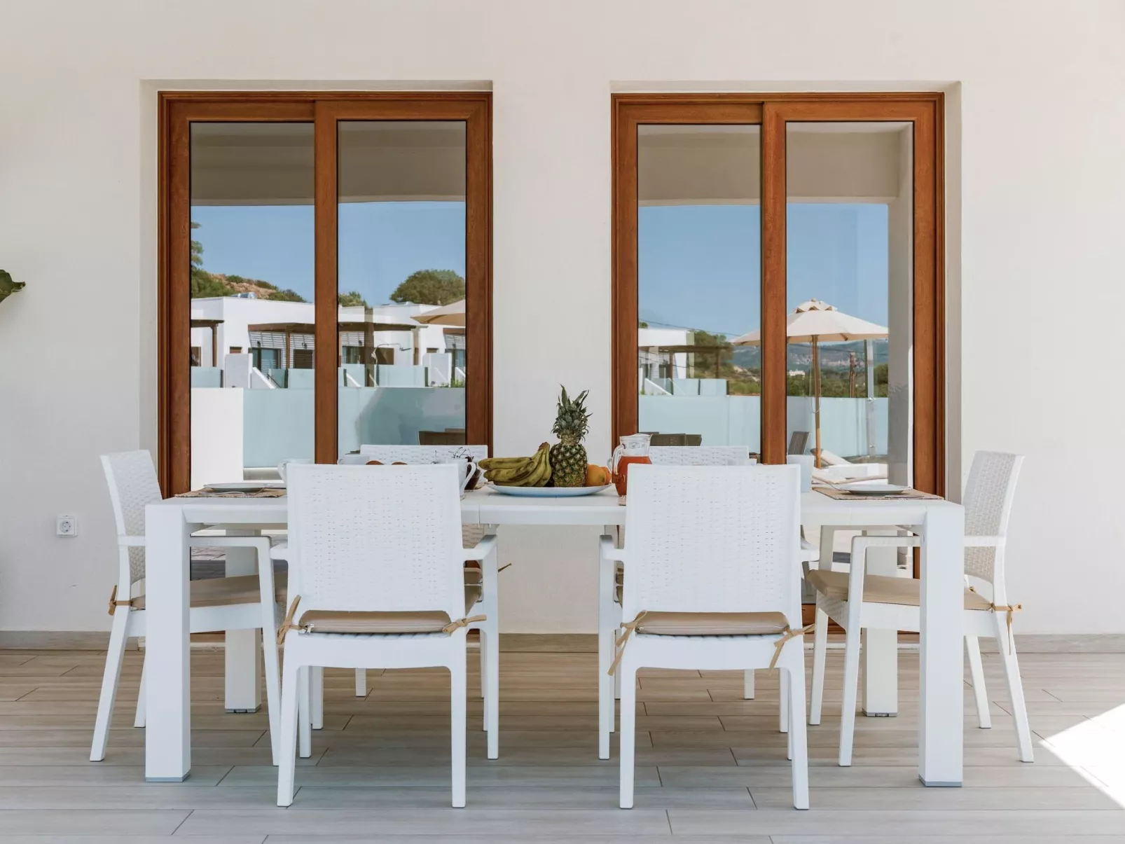 Traditionelle griechische Ferienvilla Eventide-Buiten