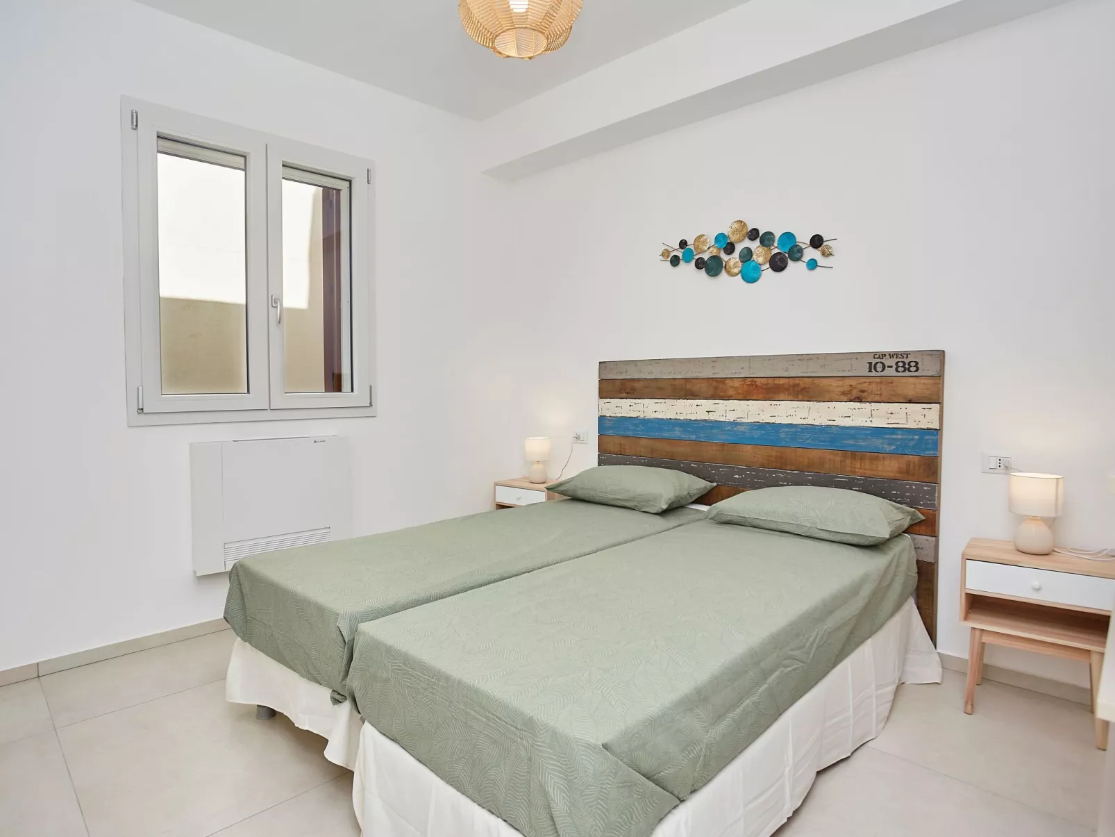 Grüne Wohnung 1 Stockwerk-Binnen