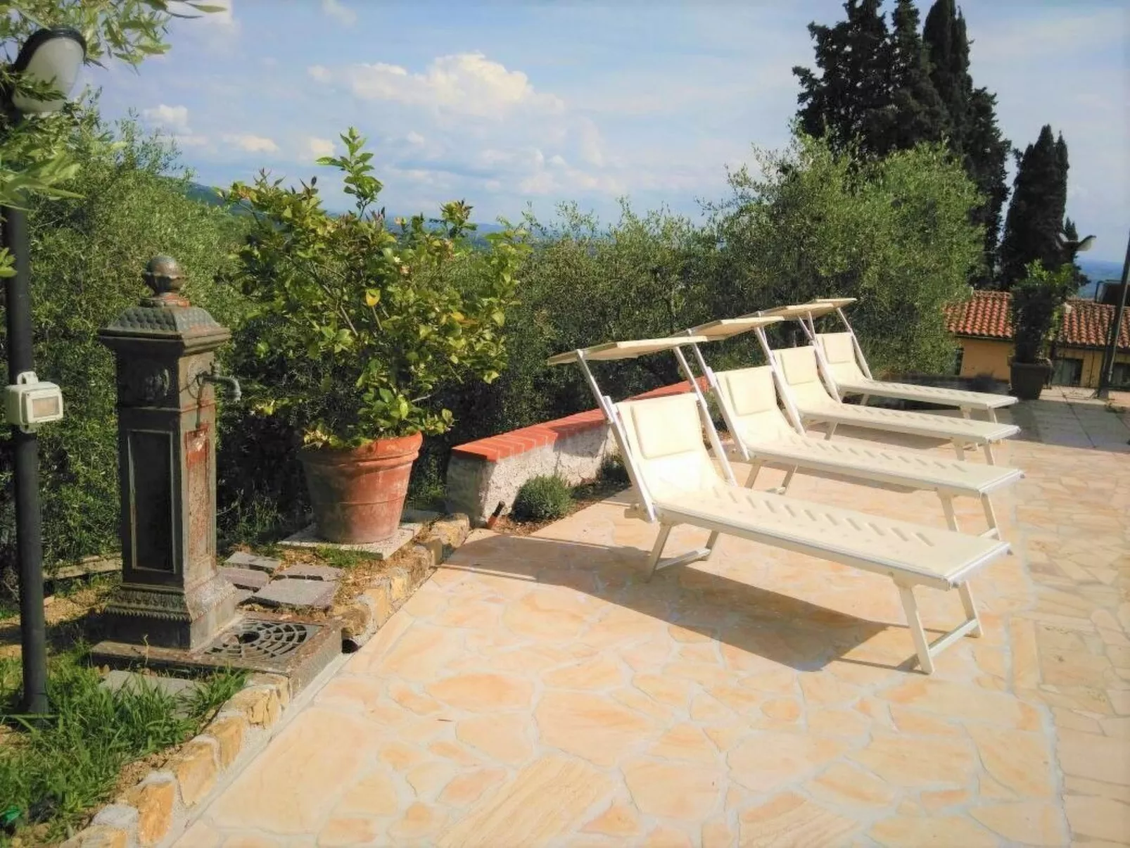 Toskanische Villa 14 Personen Ultra-Panoramapool-Buiten