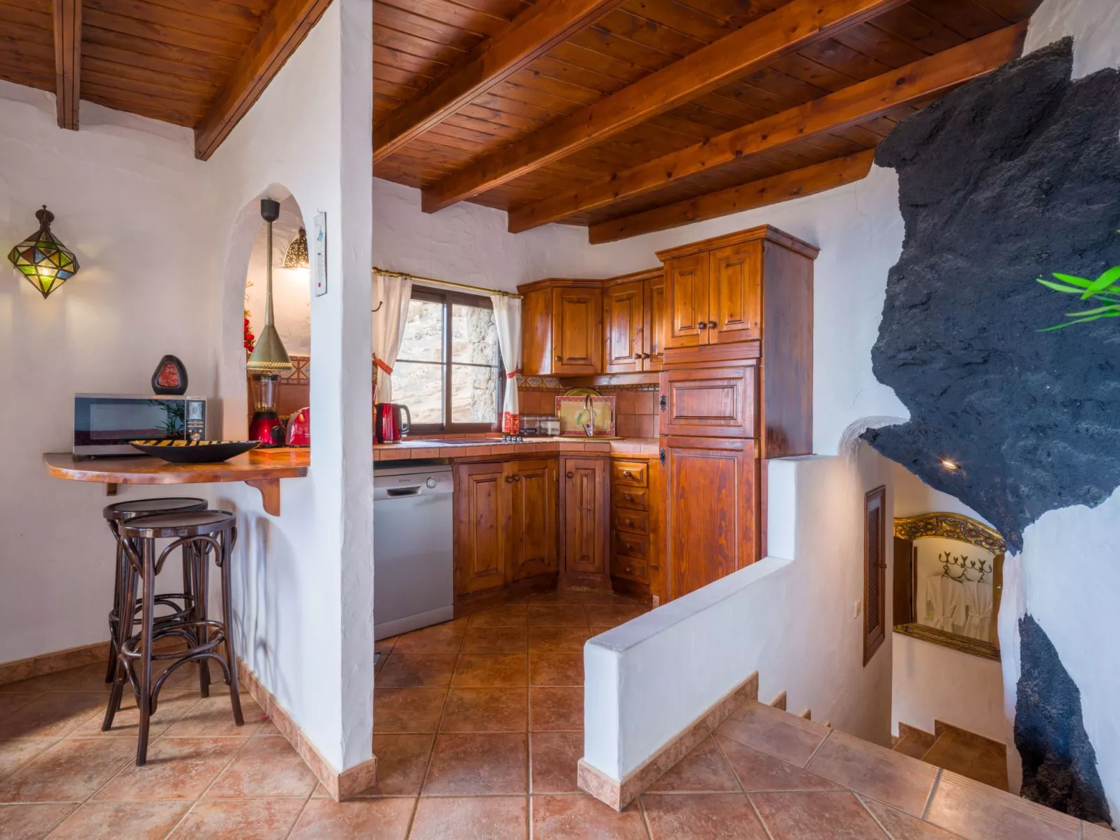 Finca "Castillo Bentley" Schlafen in einer vulkanischen Höhle-Binnen