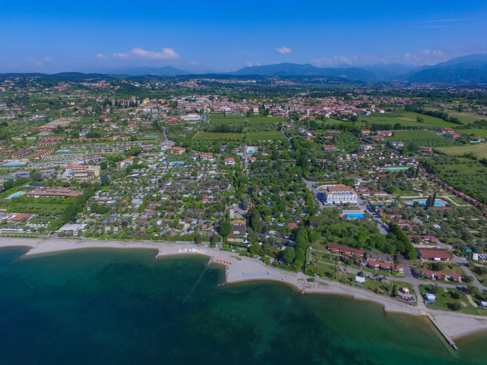 Wohnung in Moniga Del Garda mit Seeblick-Buiten