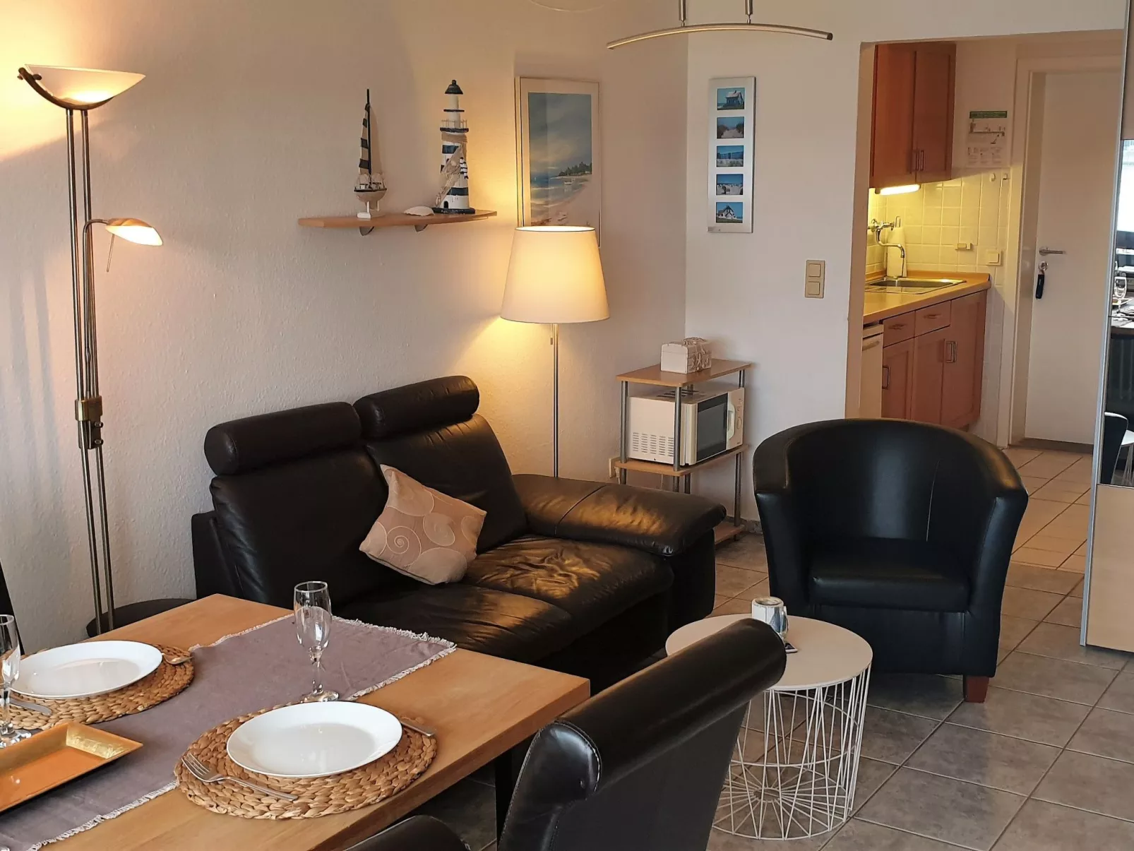 Strandurlaub im Ferienappartement mit Garten