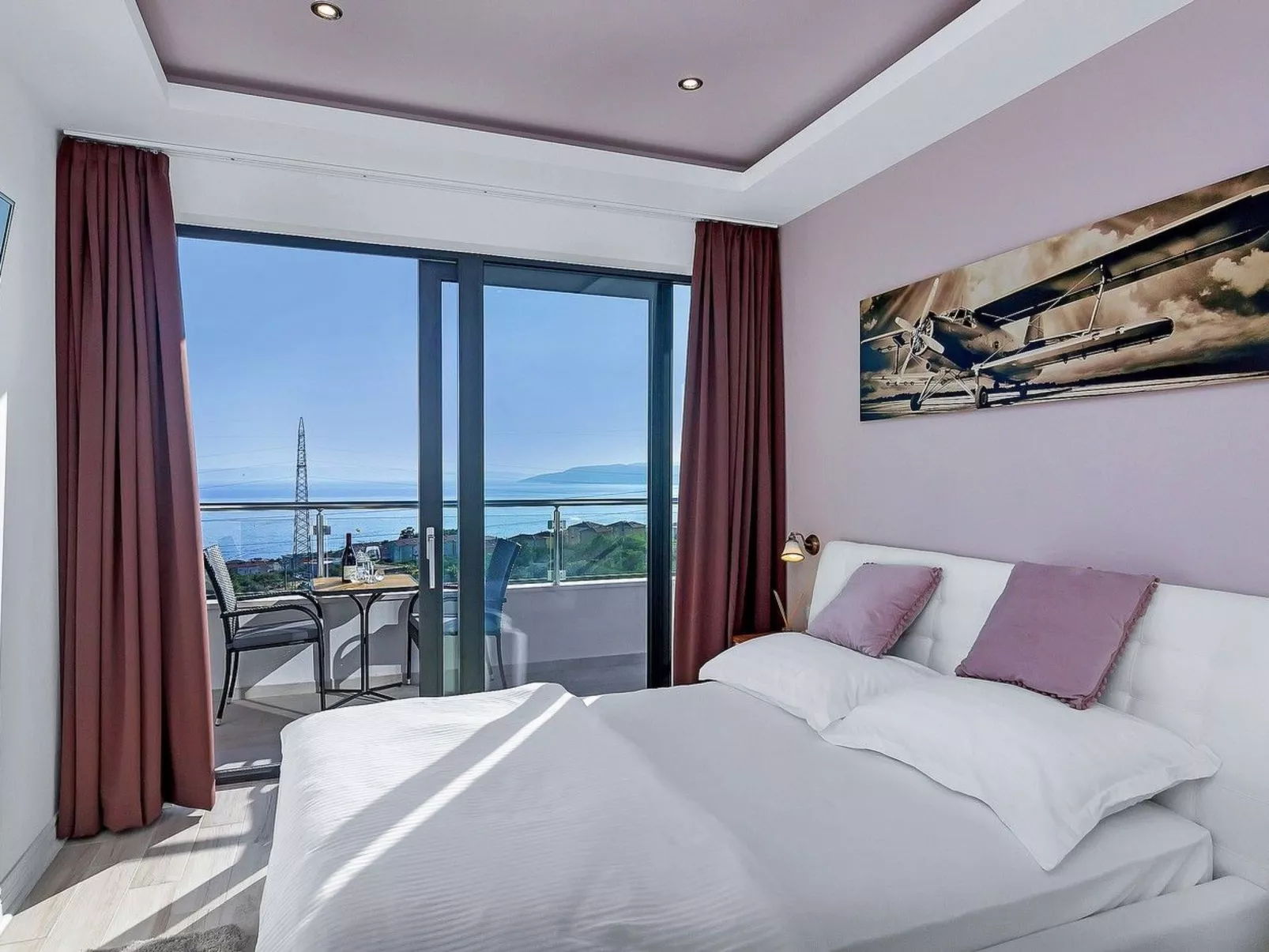 In Makarska mit Schöner Terrasse-Binnen