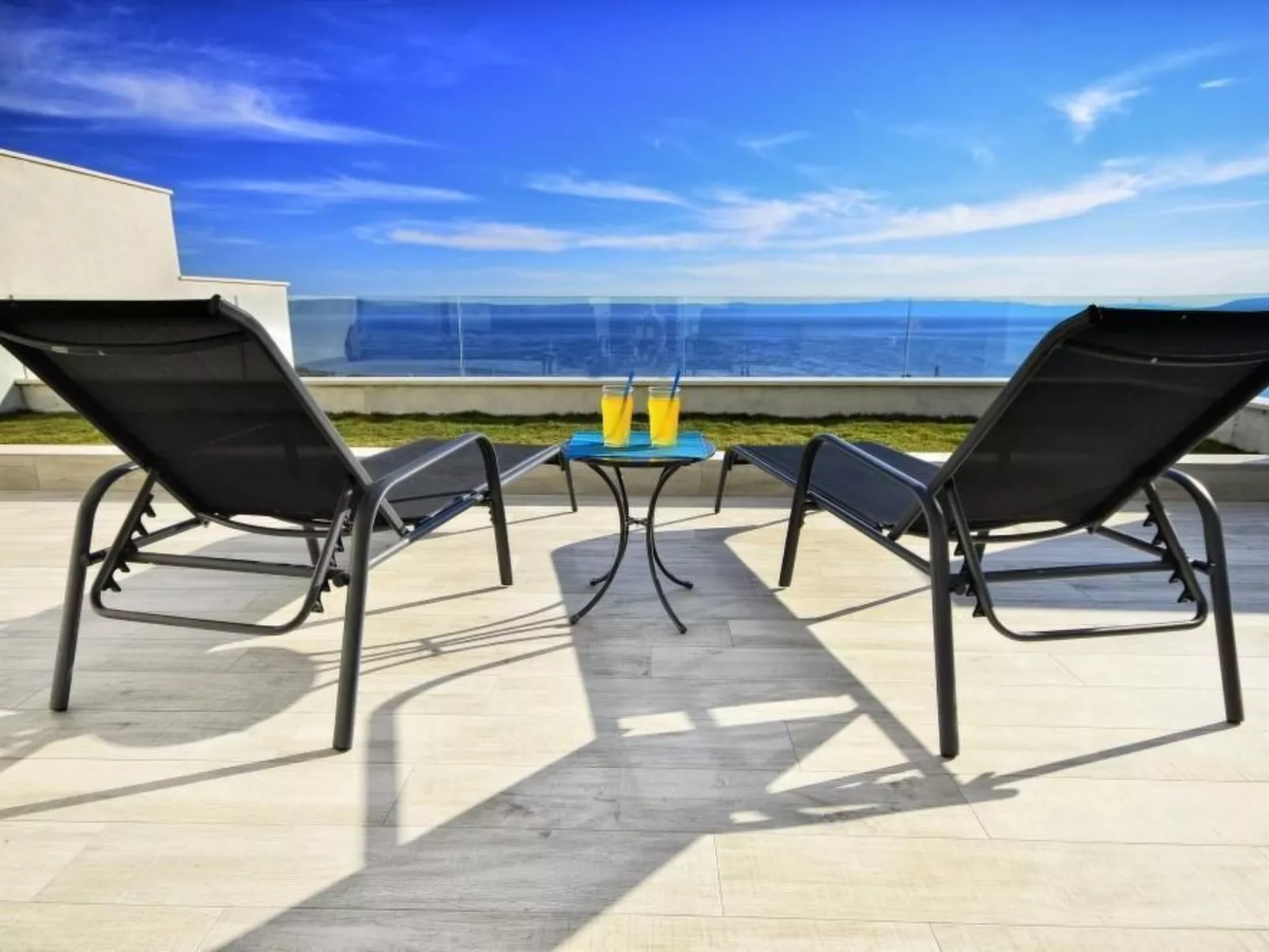 Ferienvilla "Nina 1" mit Infinity Pool-Buiten