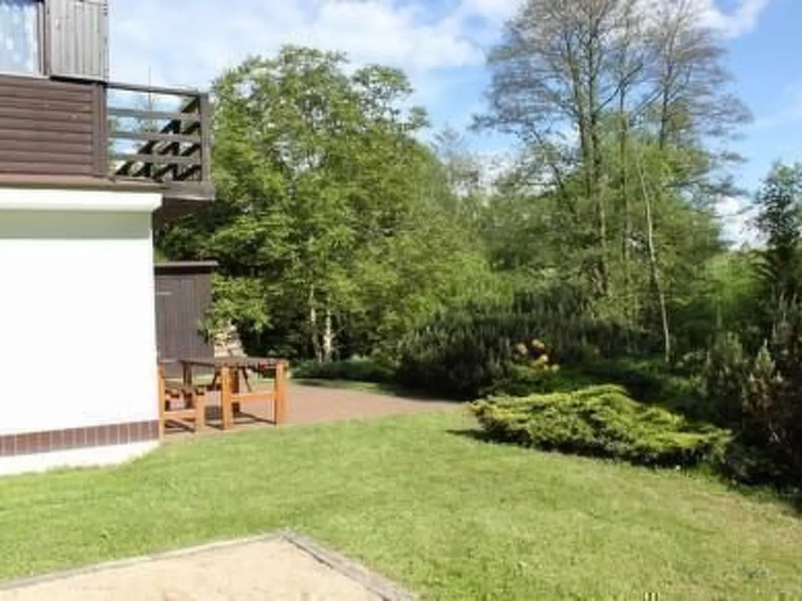 Haus Cervená nad Vltavou mit Terrasse-Buiten