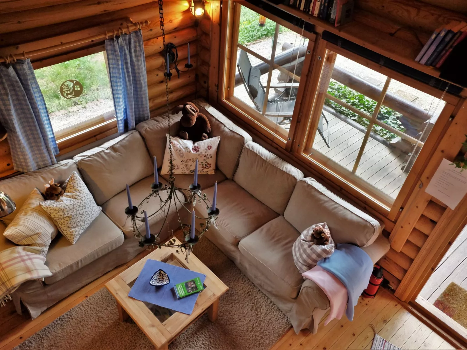 Finnisches Holzhaus-Binnen