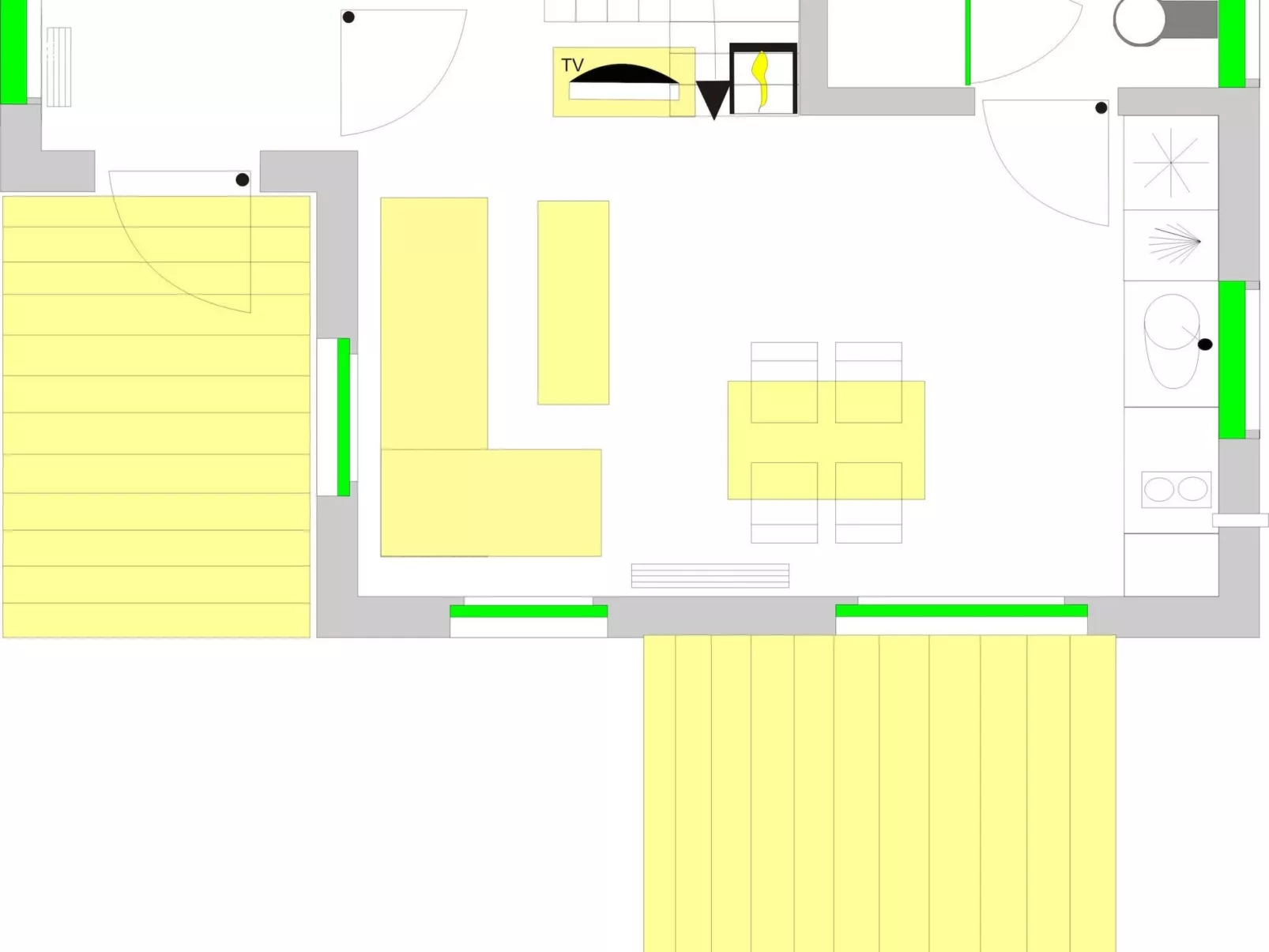 Landhaus mit Schwimmbad-Binnen