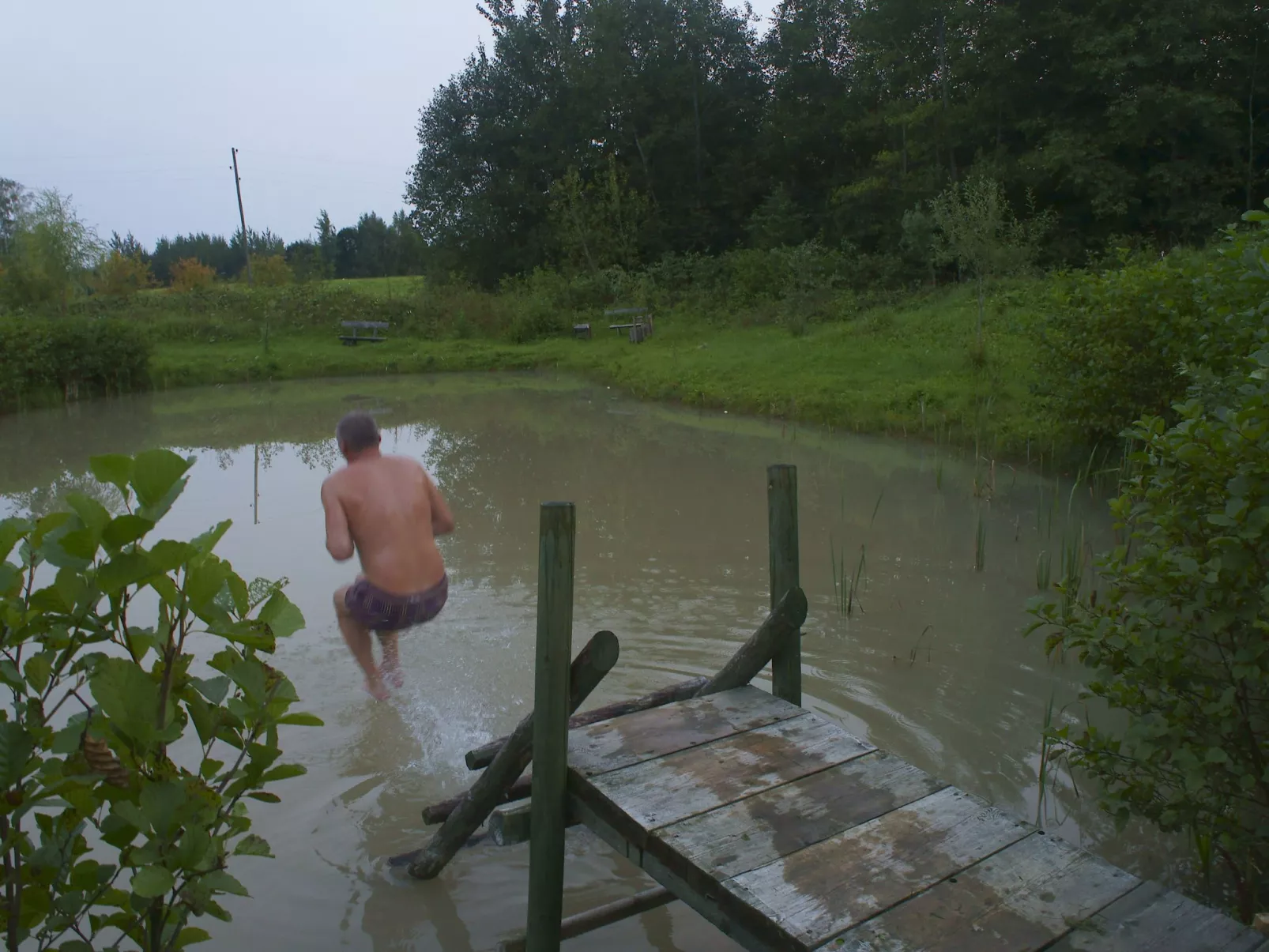 Landgut "Baltin Krogs" mit eigenem Garten-Buiten