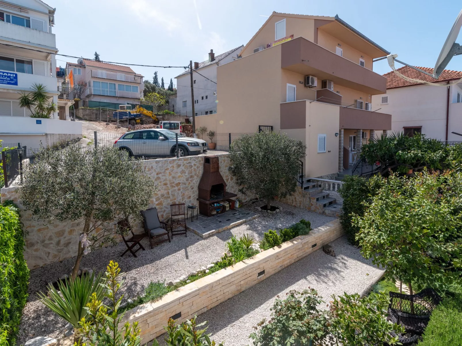 Geräumige Ferienwohnung mit Meerblick-Buiten