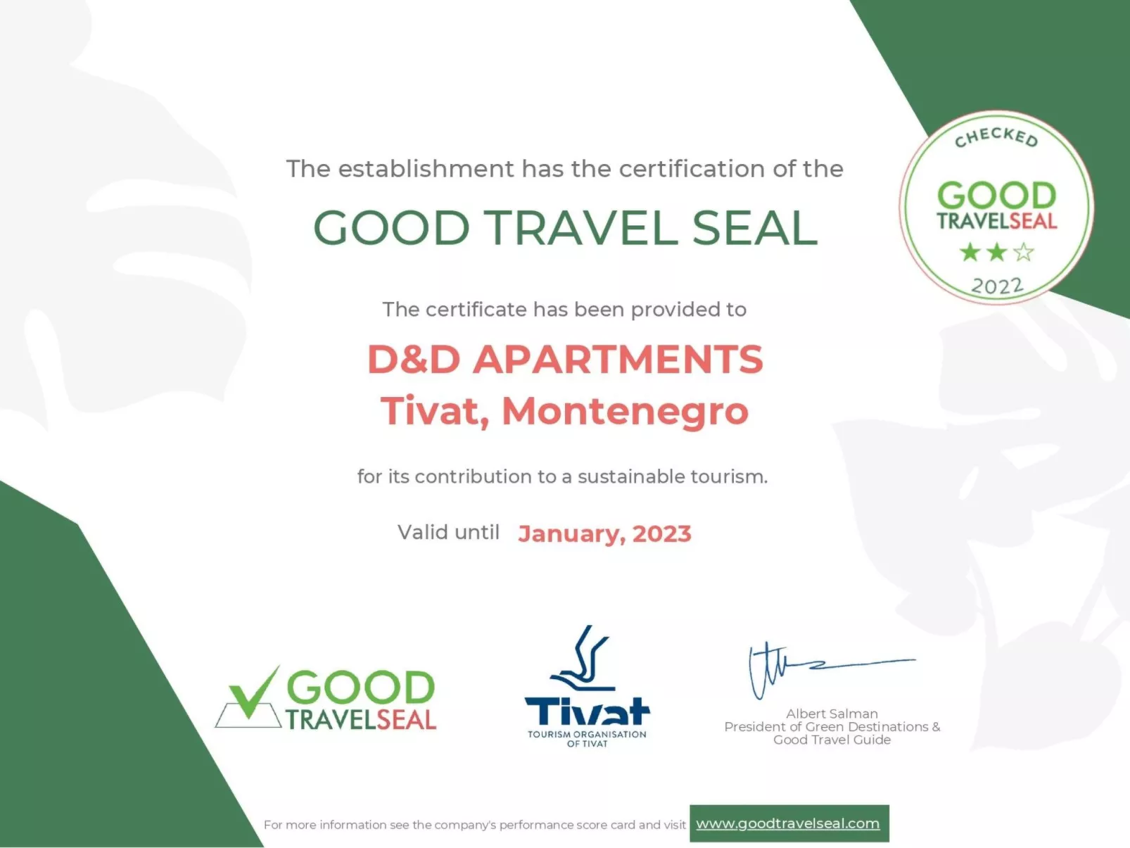 Wohnung "D und D Wohnungen Tivat"-Image-tags.info