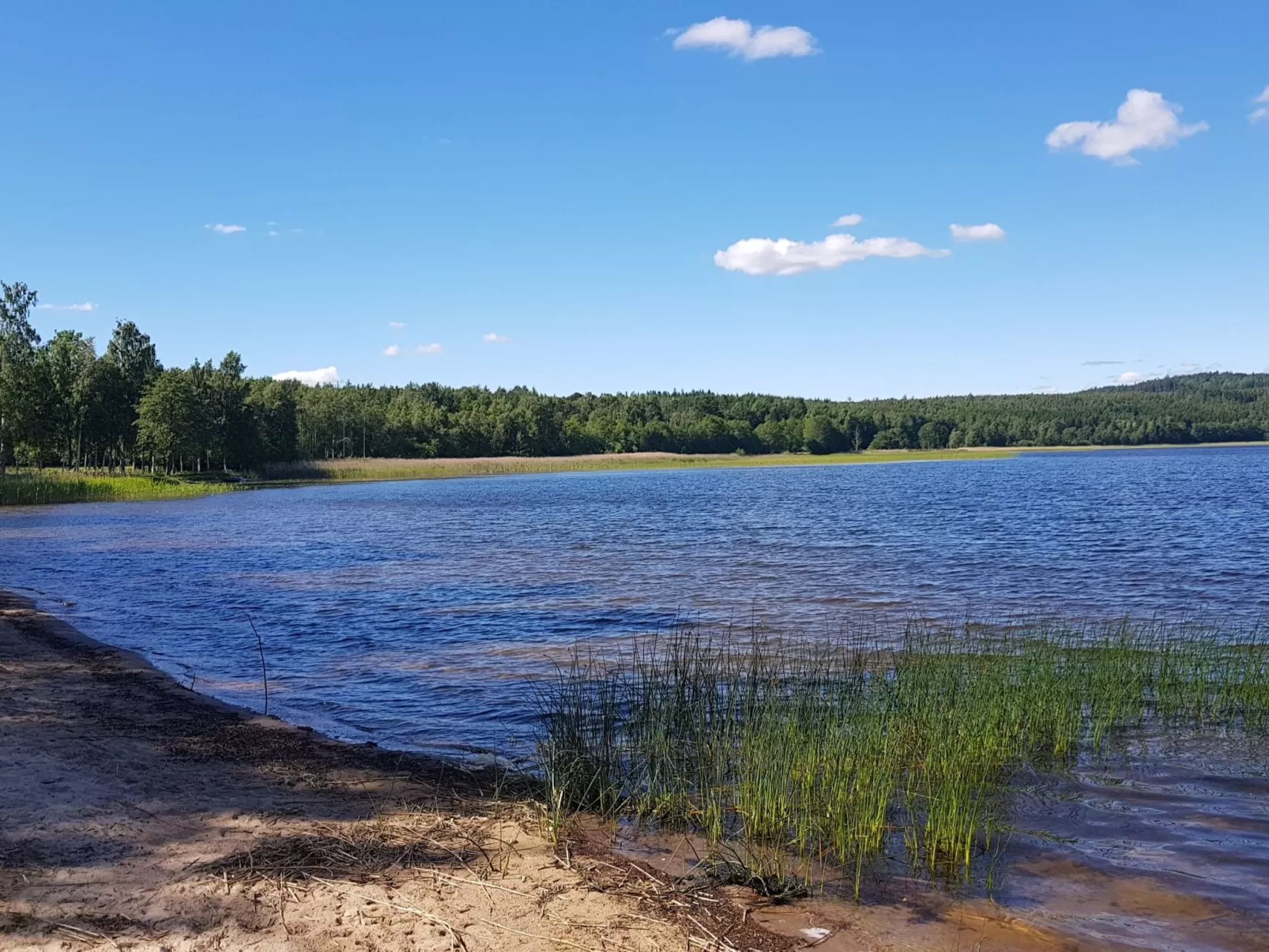 In Karlsborg mit Offenem Kamin-Buiten