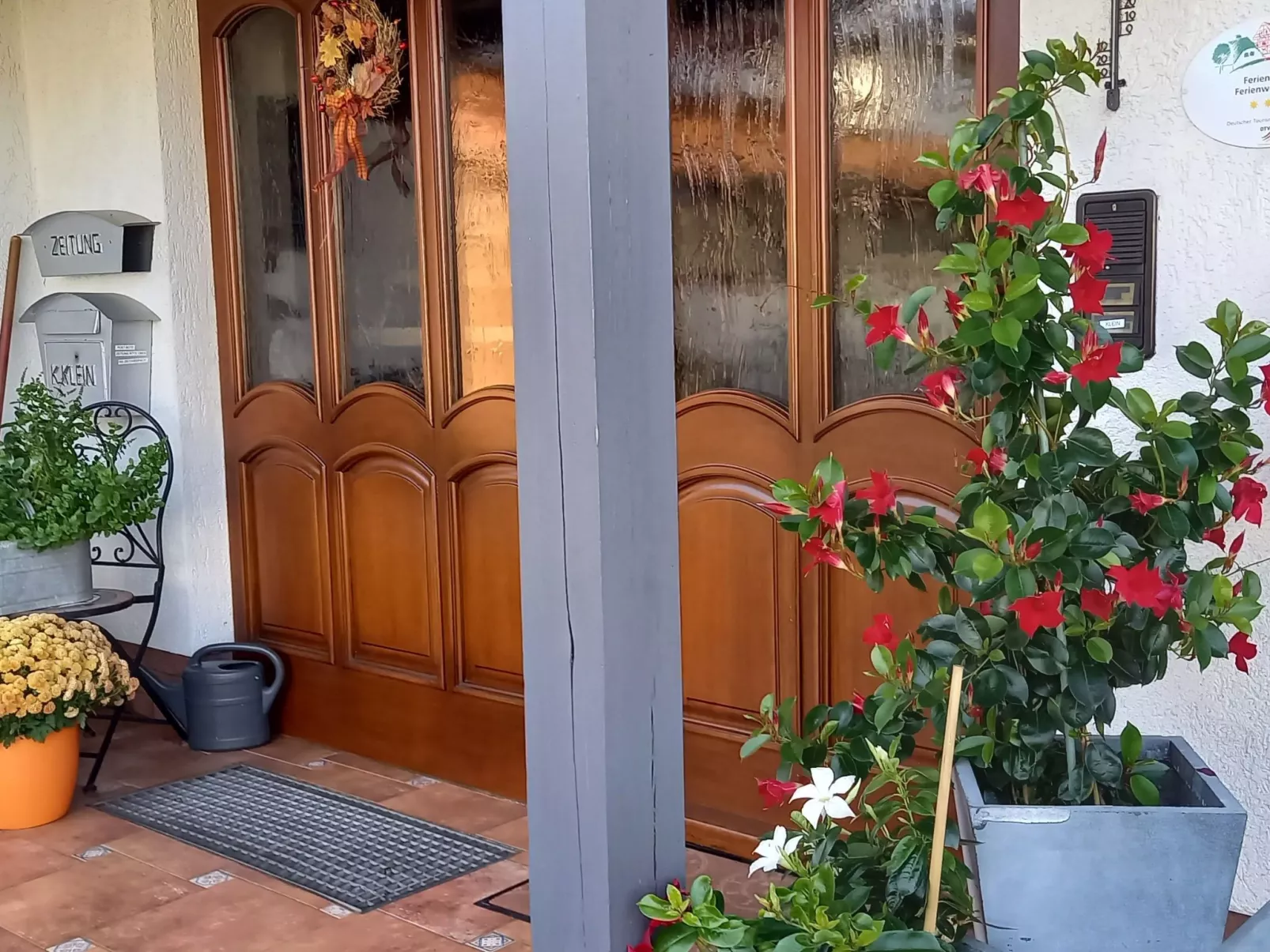 Appartement in Hilders mit Eigenem Balkon-Buiten