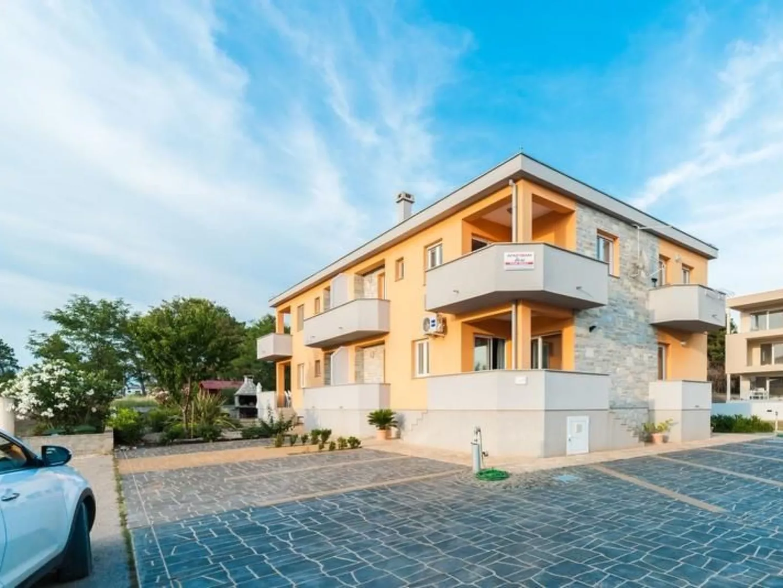 Wohnung "Maestral 03" direkt am Strand-Buiten