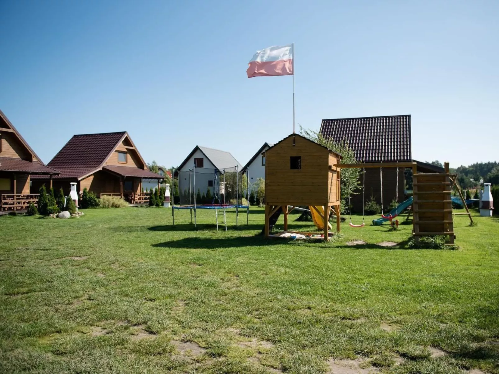 Gartenhaus mit Kamin-Buiten
