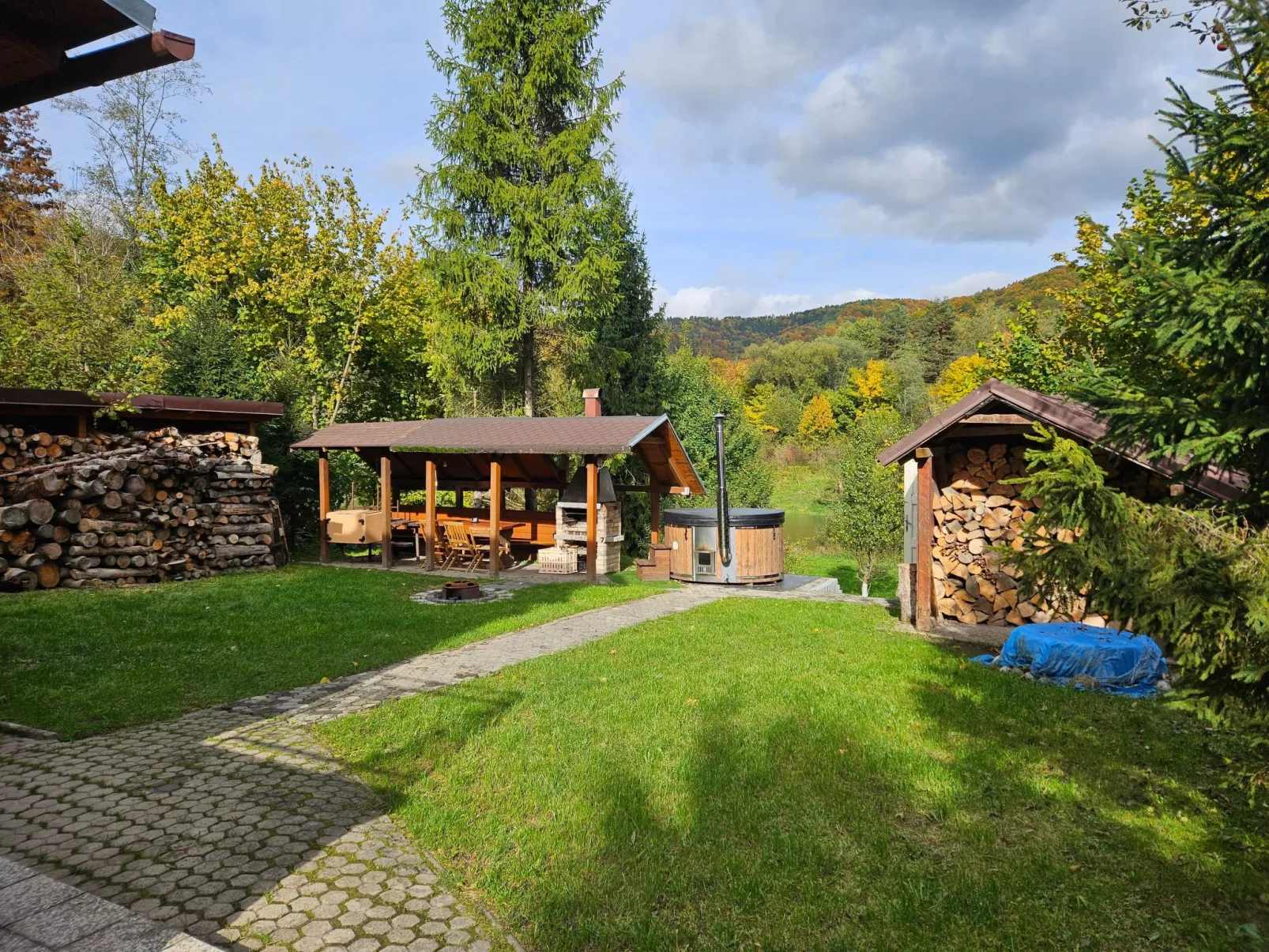Berghütte mit Sauna-Buiten