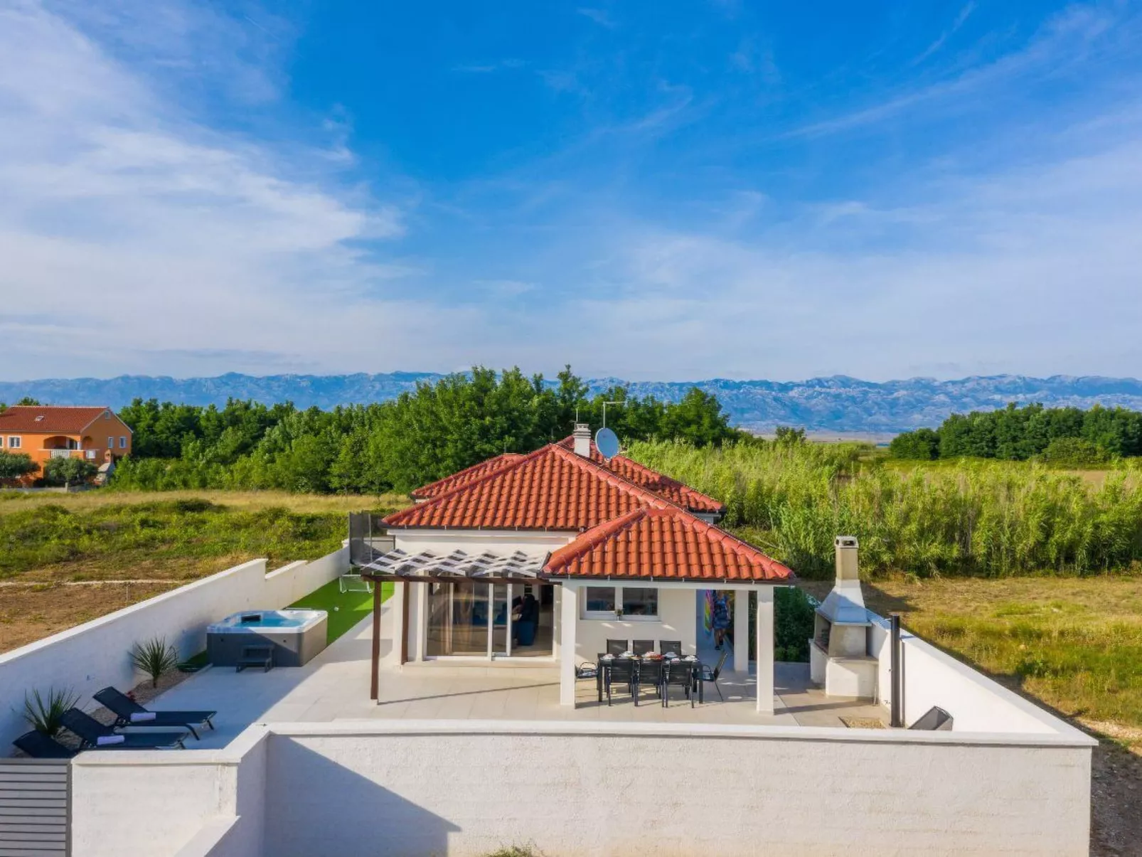 Villa mit beheiztem Pool Privlaka - TA Leut Agency-Binnen