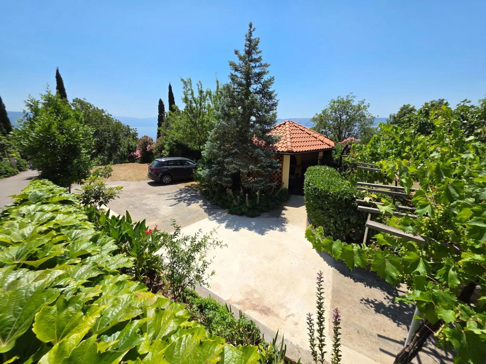 Wohnung für 8 Personen, 150m vom Strand entfernt-Buiten