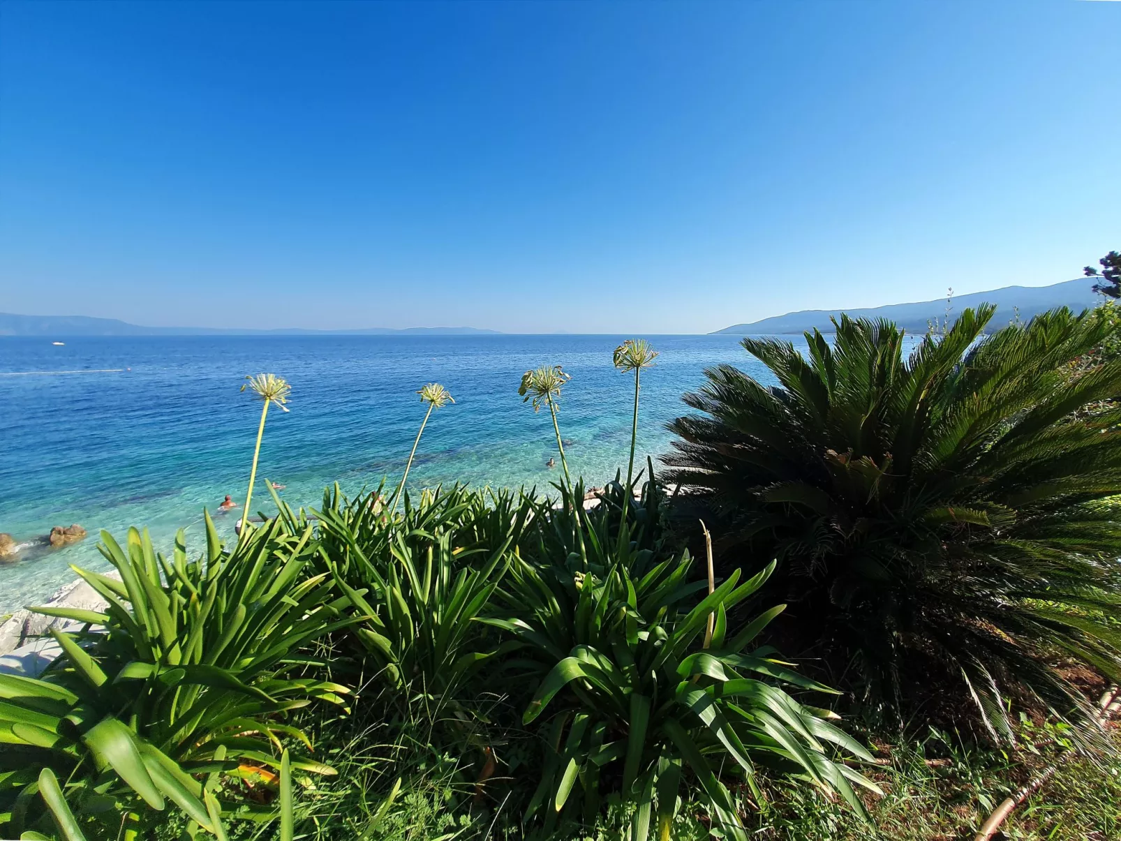 Studio "Oleander " mit Terrasse-Buiten