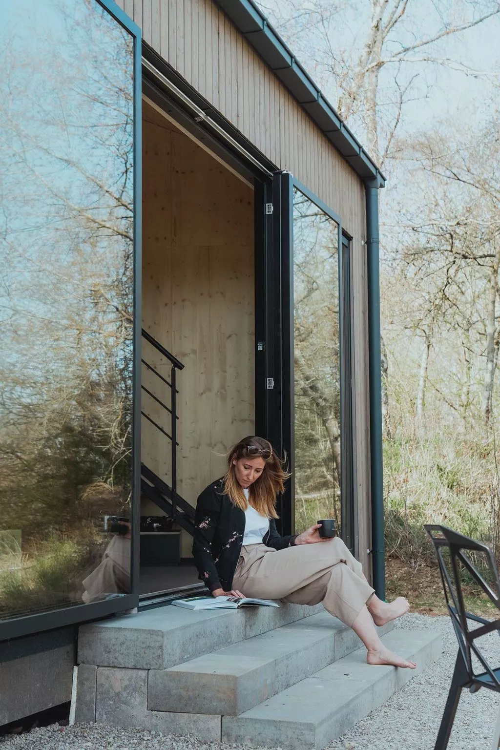 (B) Cabin Stars-Buiten