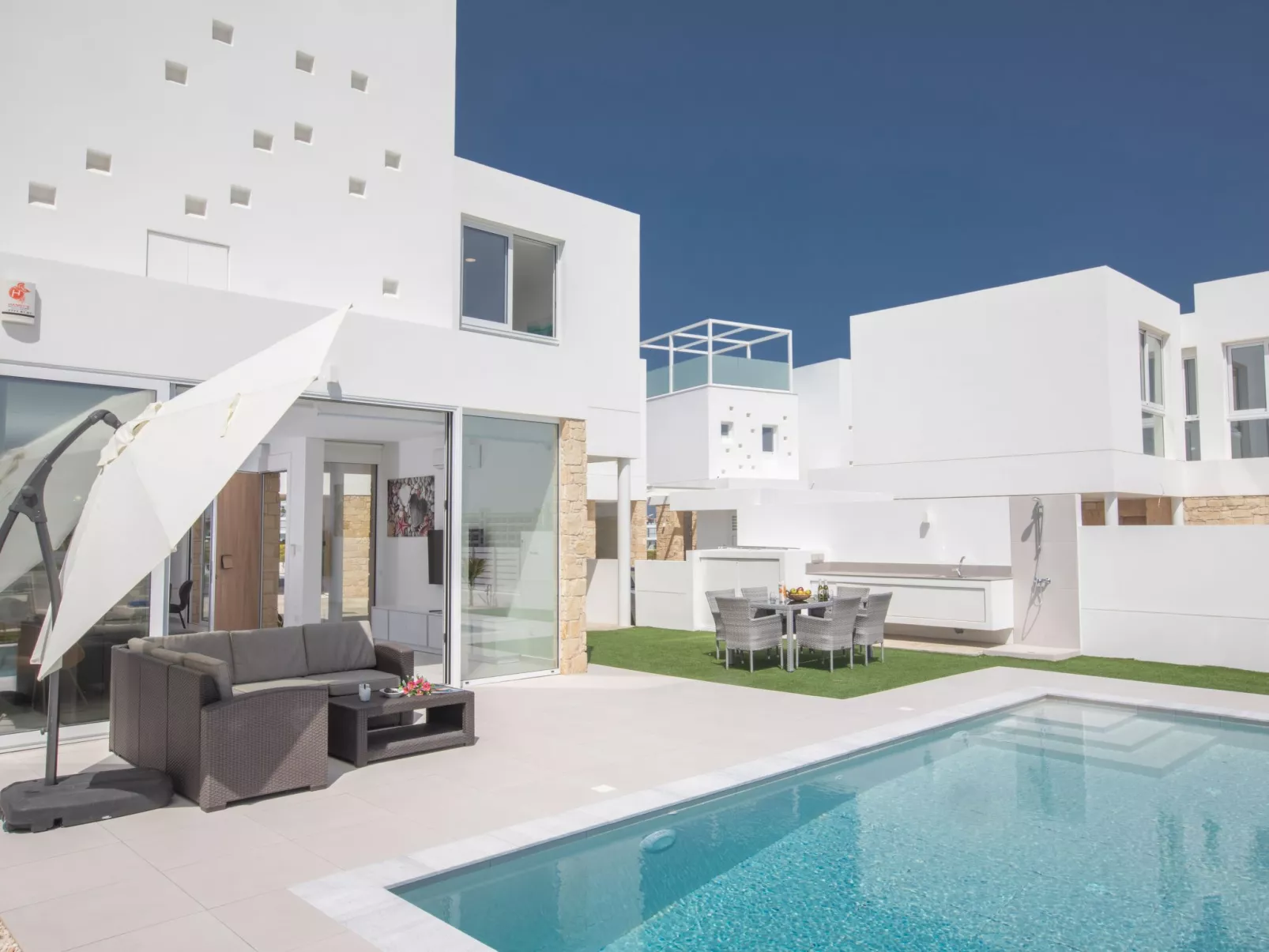 Haus in Protaras mit privatem Garten-Binnen