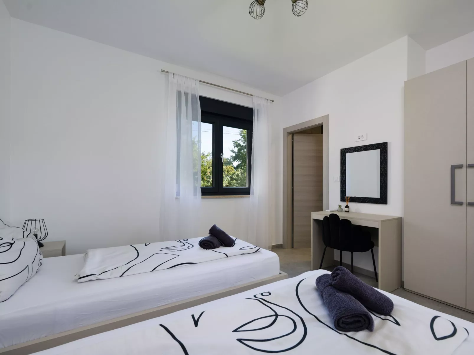 Moderne Villa bei Barban-Binnen