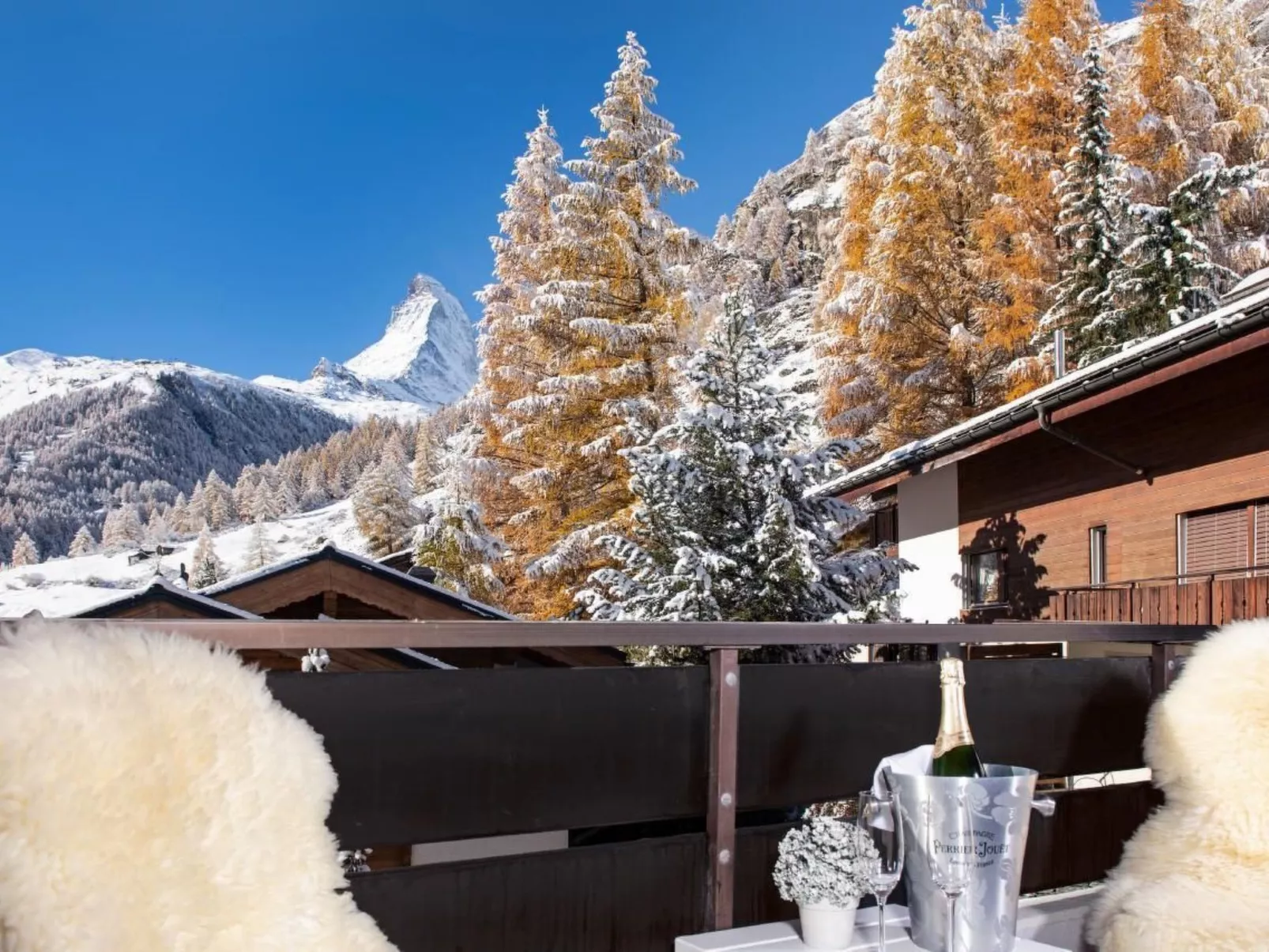 Penthouse Zen - Matterhornblick, 2 Min. vom Lift entfernt-Buiten