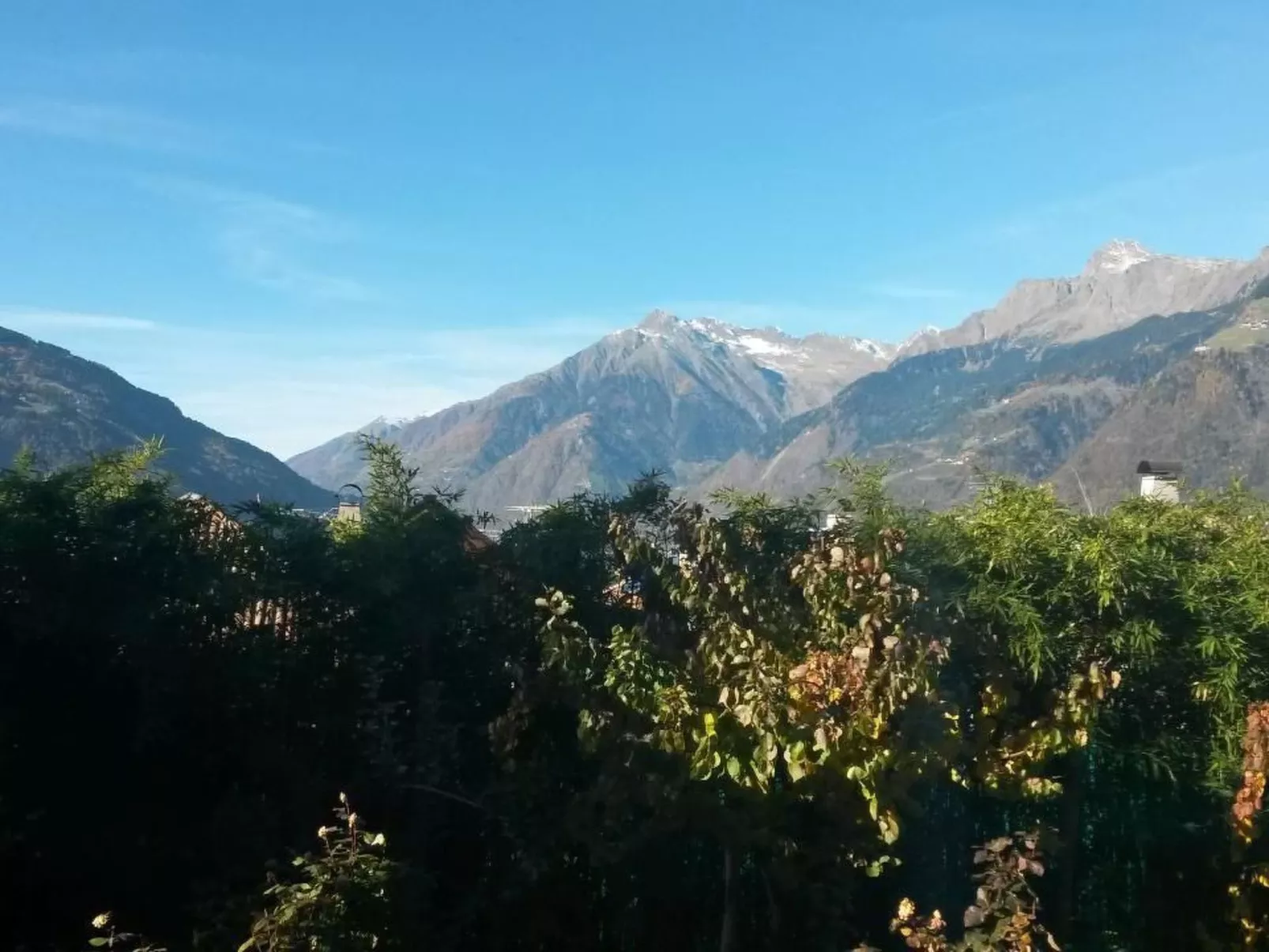 Appartement in Schenna mit Botanischem Garten-Buiten