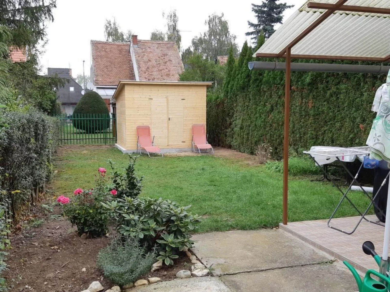 Klimatisiertes Ferienhaus in Bükfürdö mit Garten-Buiten