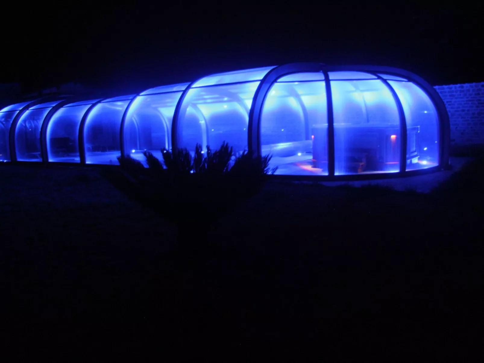 Villa "La Bergerie" mit Privatpool und Spa-Buiten