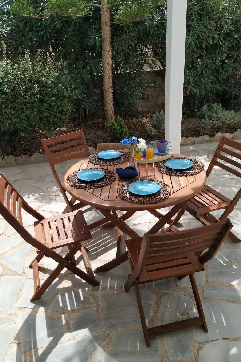 "Mykonian Aroma" mit Pool-Buiten