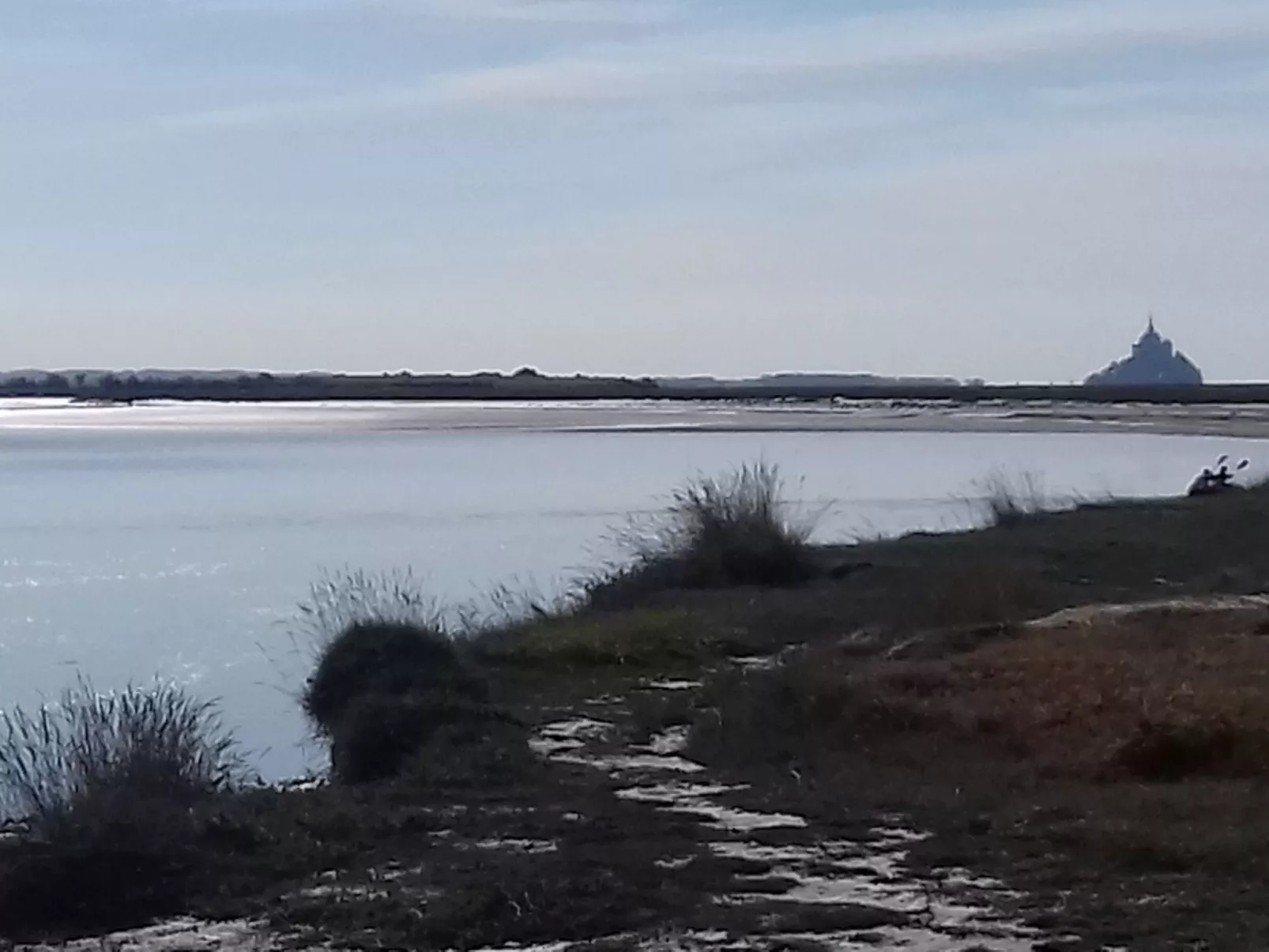 Gite Pamphilienne mit Blick auf Mont Saint Michel-Buiten