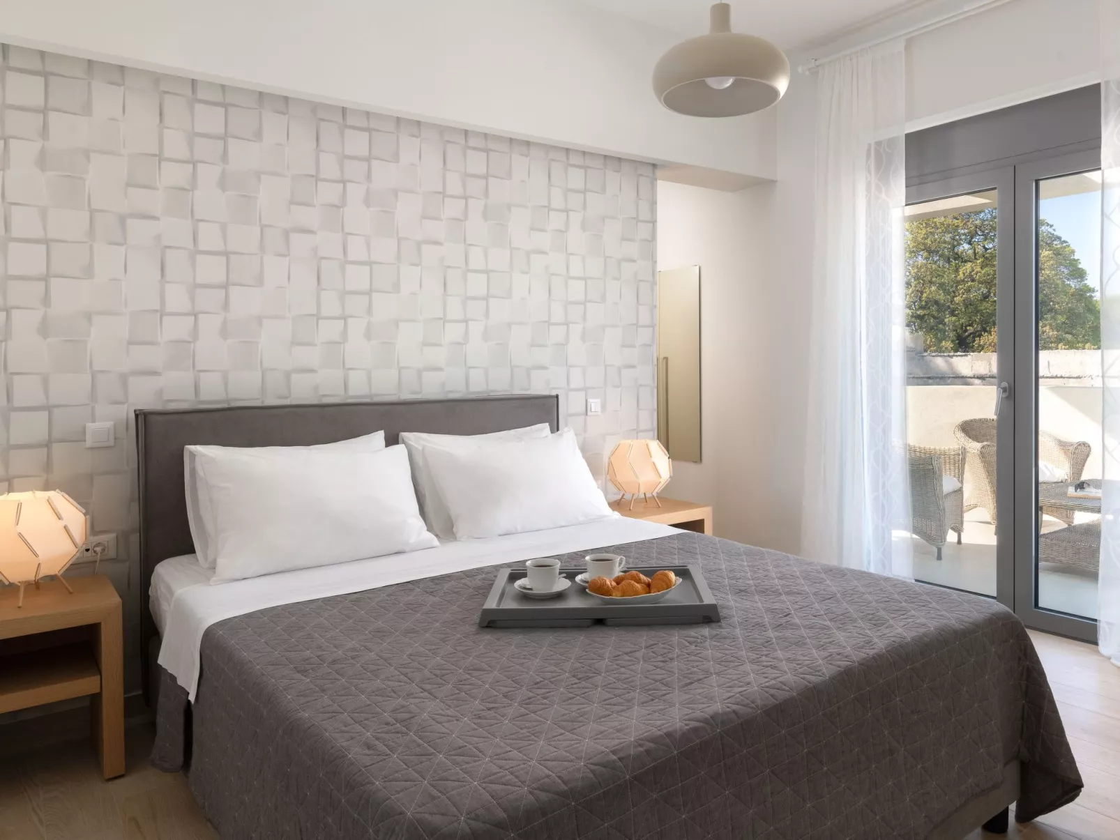 Schöne Pool-Villa Terpsis-Binnen