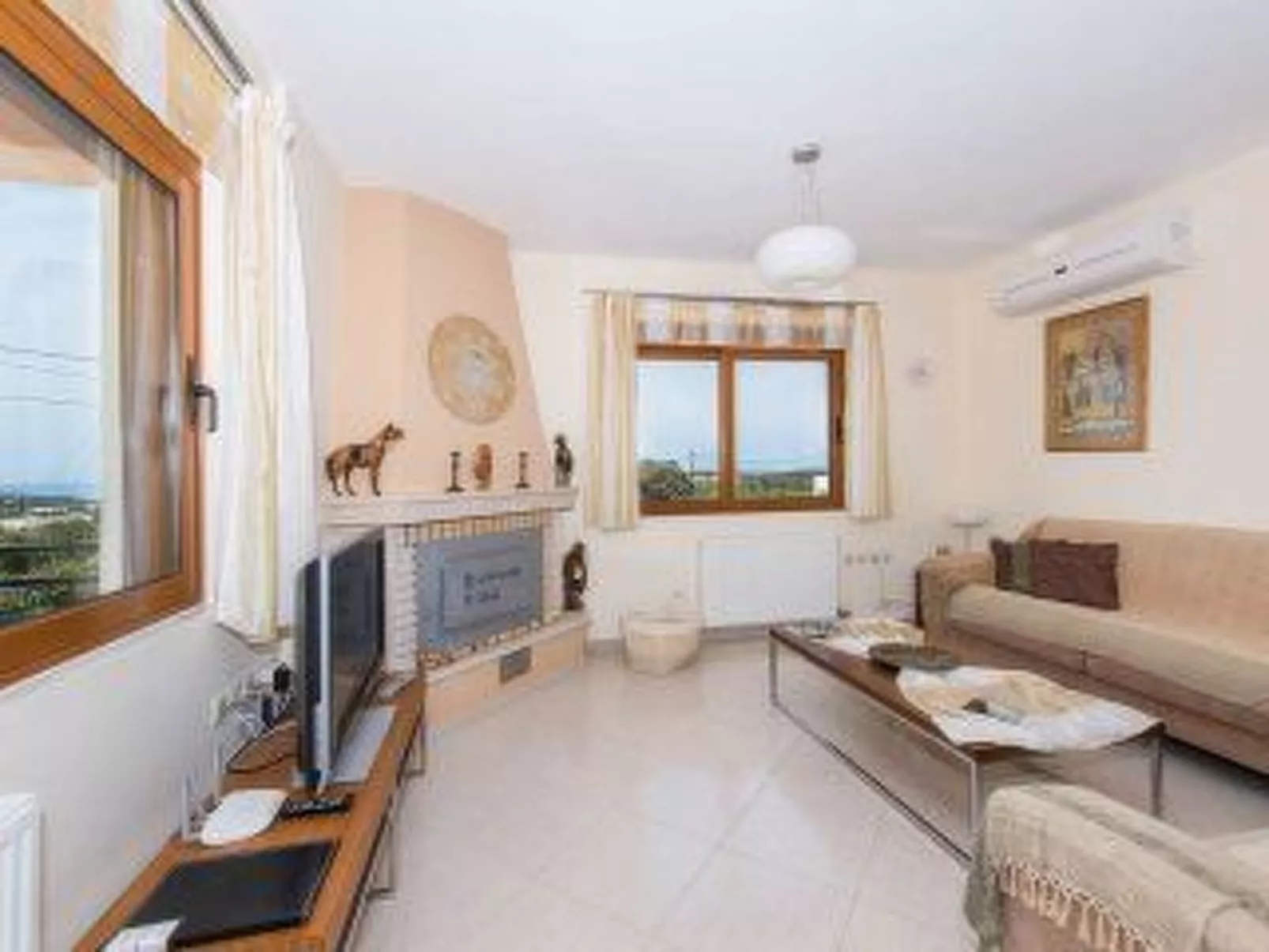 Villa Stefanos, Meerblick, privater Pool, Rethymno-Binnen